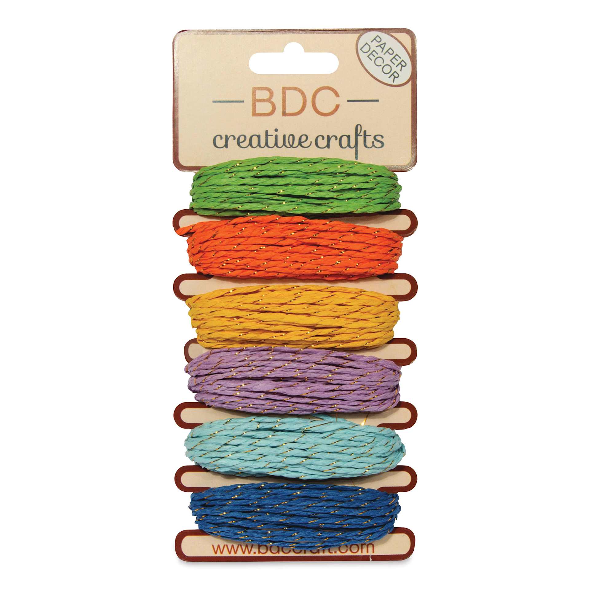 BDC Crafts Paper Twine Cards - Mulan, Pkg of 6