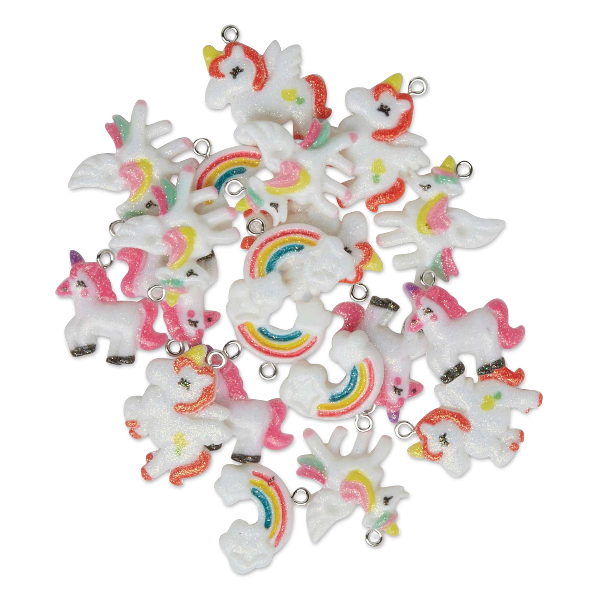 Pop! Charms - Glitter Unicorns, outside of the packaging