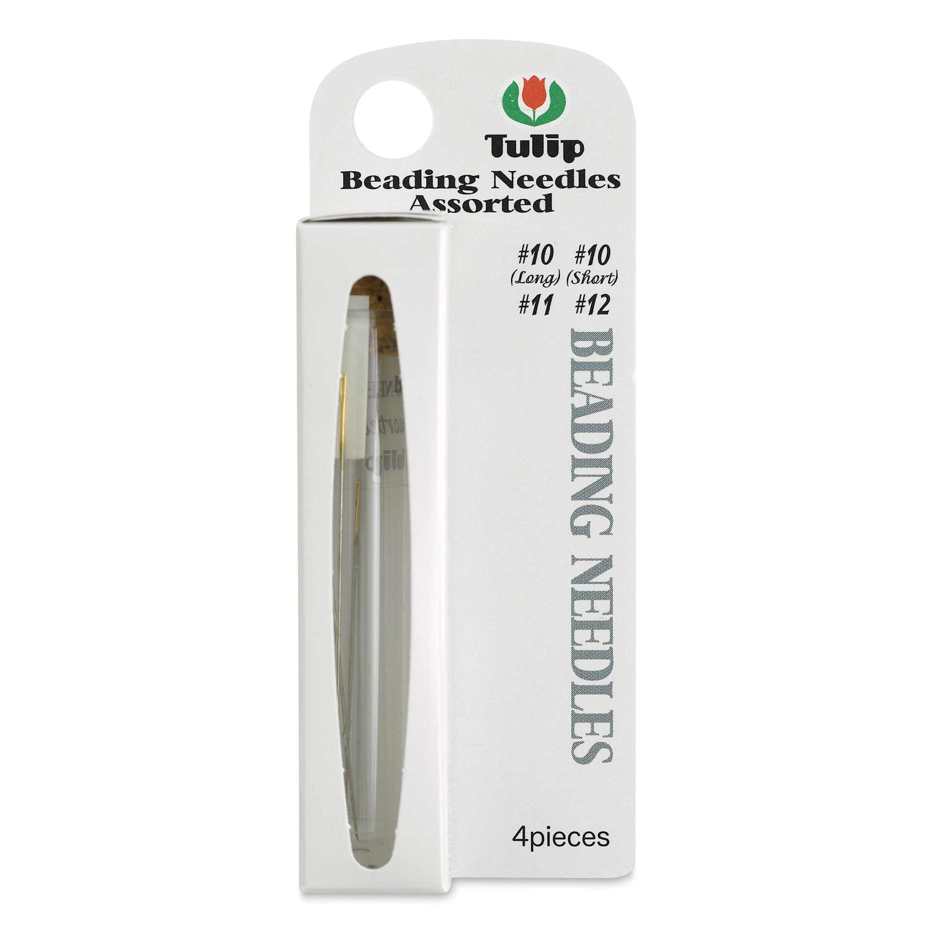 Tulip Needle Company Beading Needles - Assorted, Pkg of 4, front of the packaging