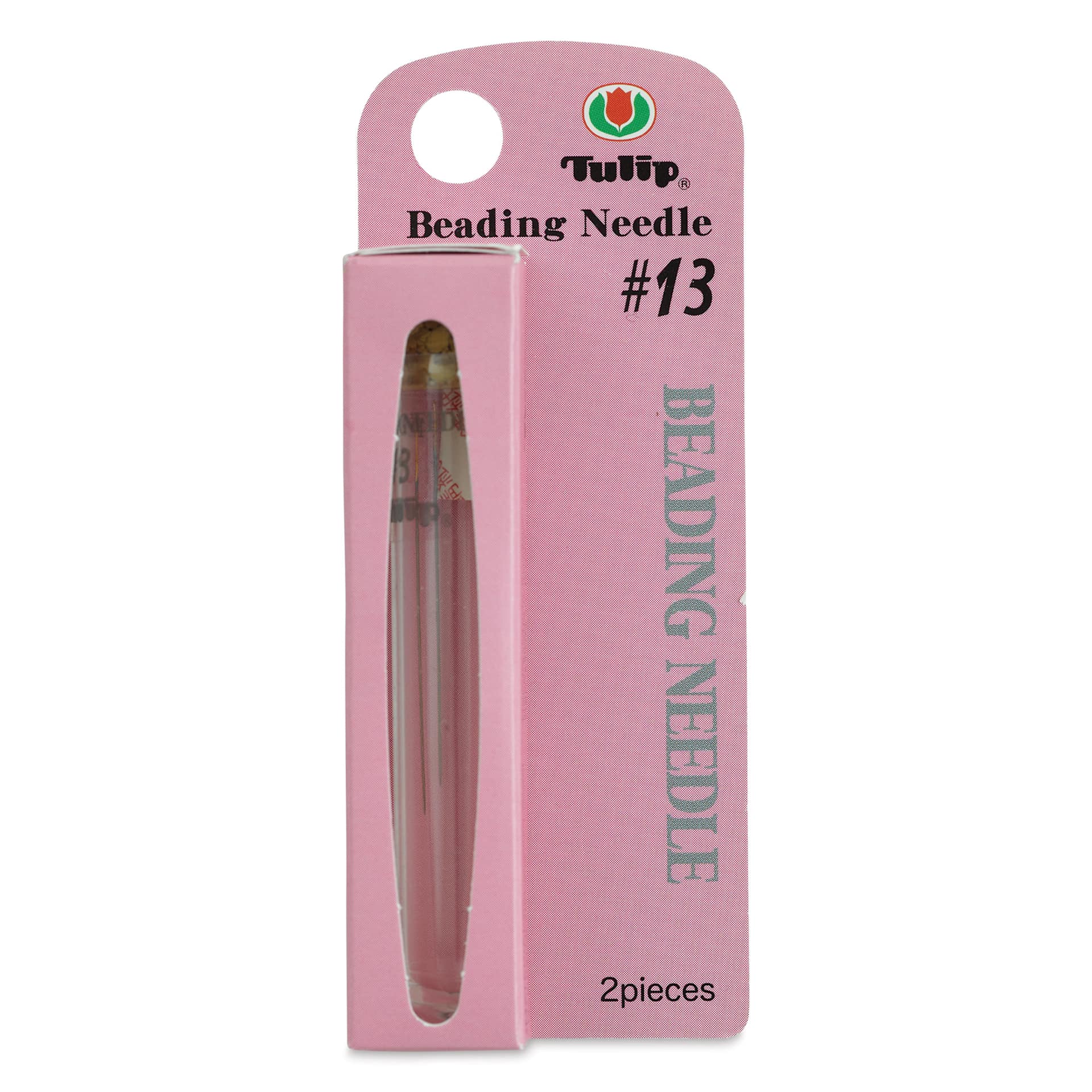 Tulip Needle Company Beading Needles - Size 13, Pkg of 2, front of the packaging