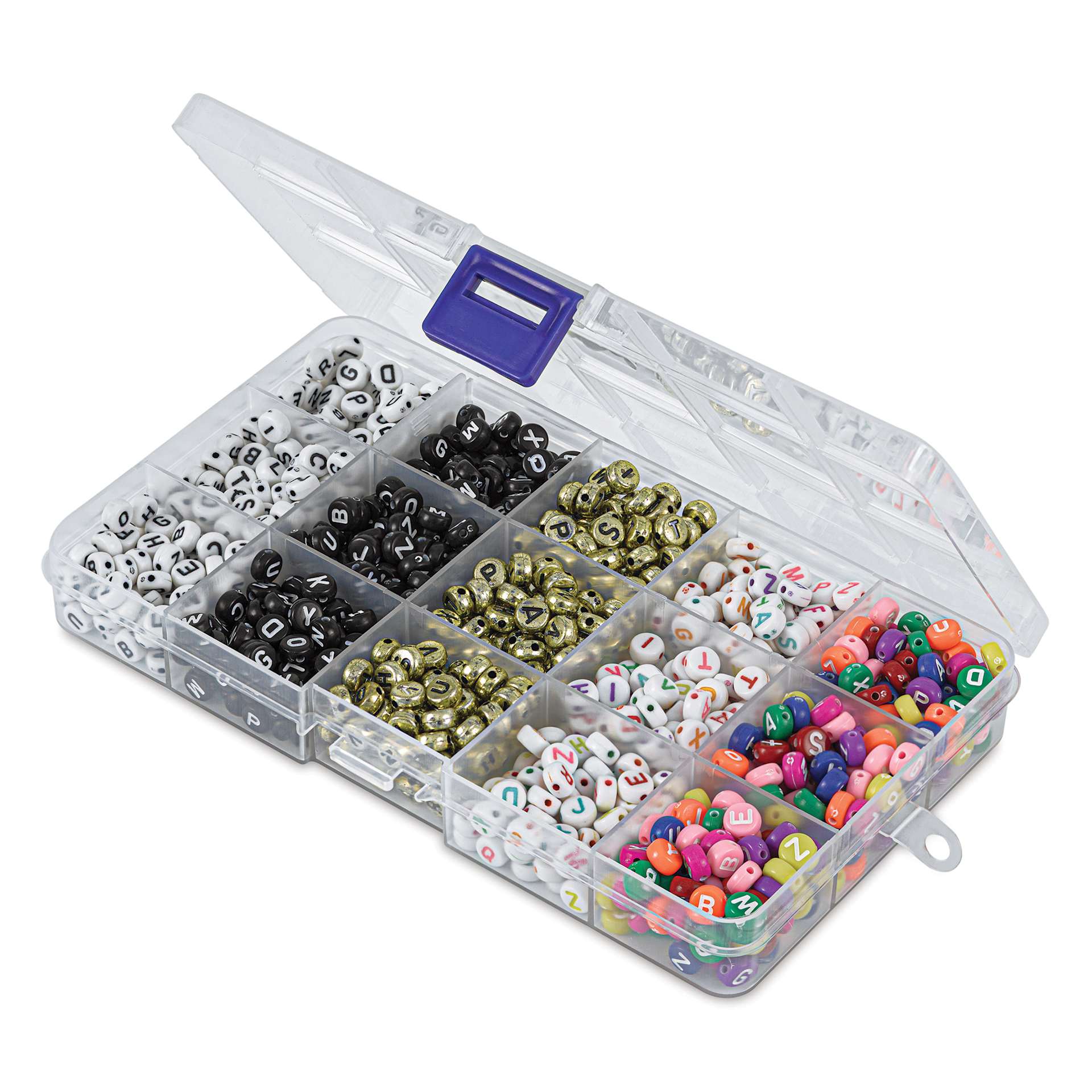 Blick Alphabet Bead Box - Set of 15 - open