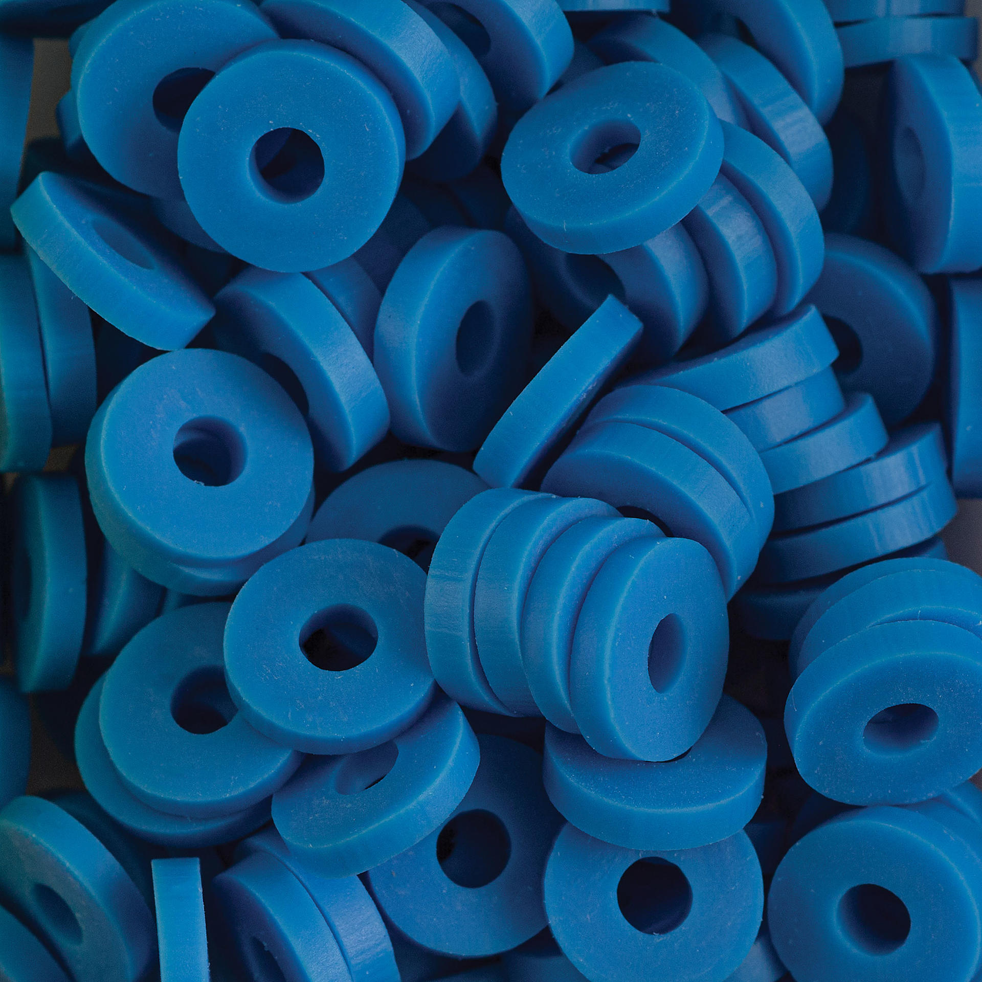 Blick Clay Bead - Blue, Circular