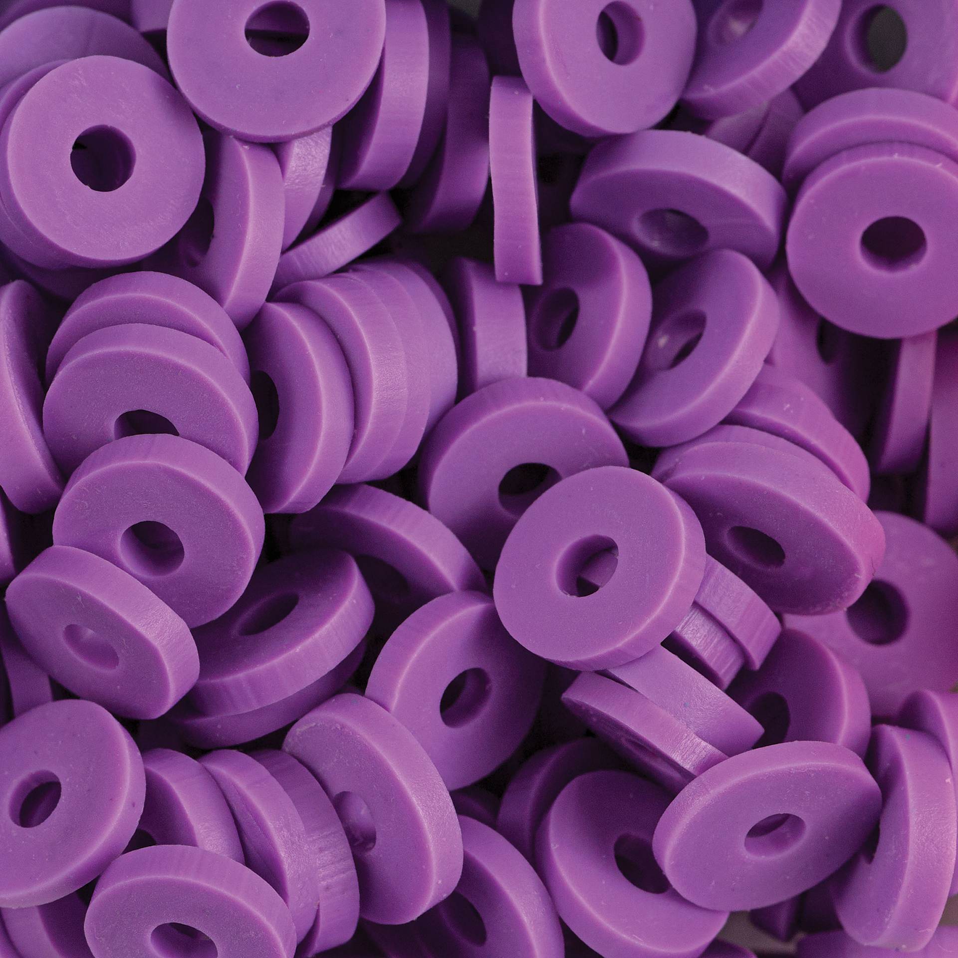 Blick Clay Bead - Violet, Circular