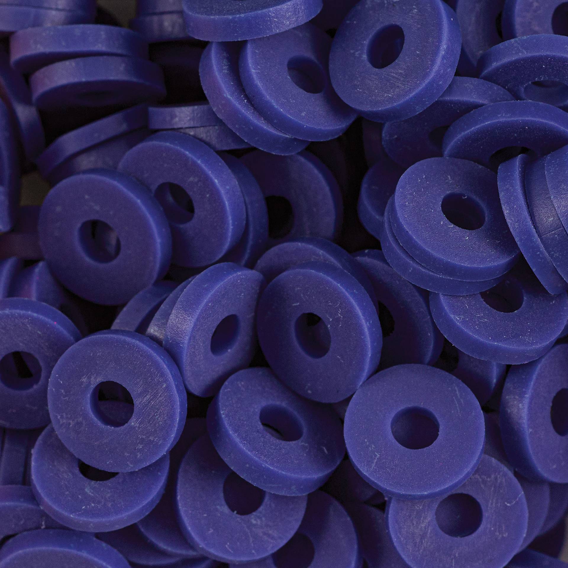 Blick Clay Bead - Dark Violet, Circular