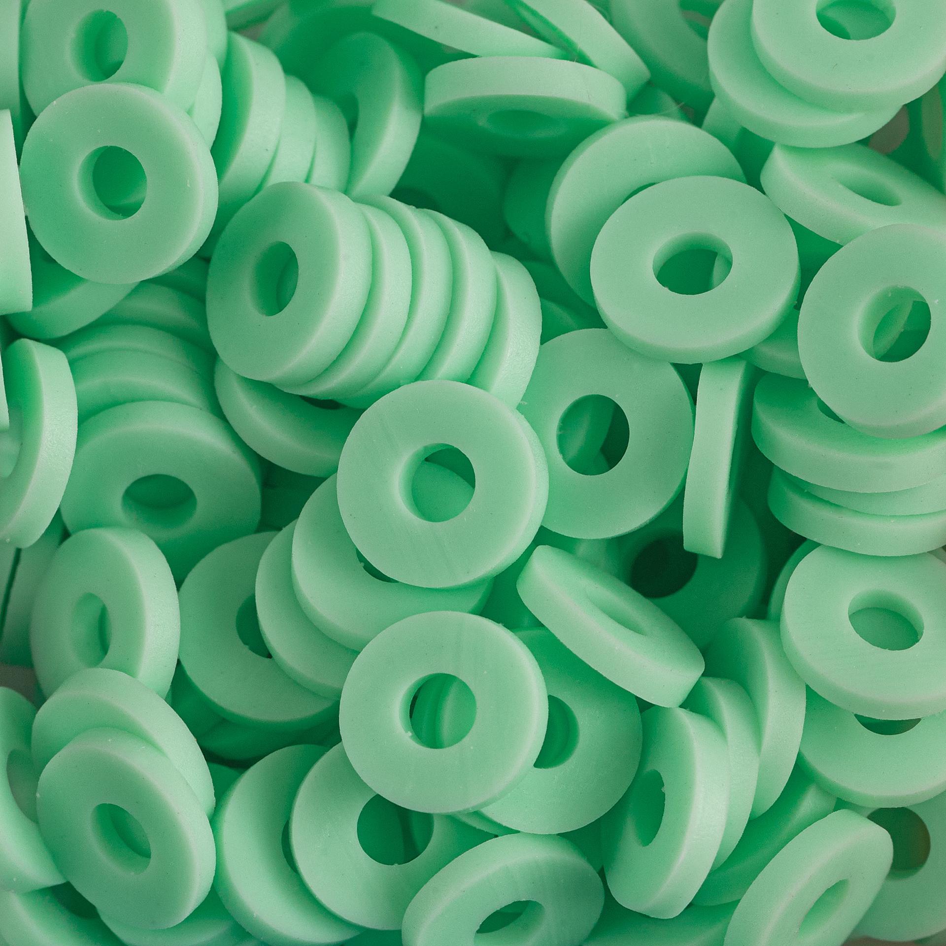 Blick Clay Bead - Green, Circular