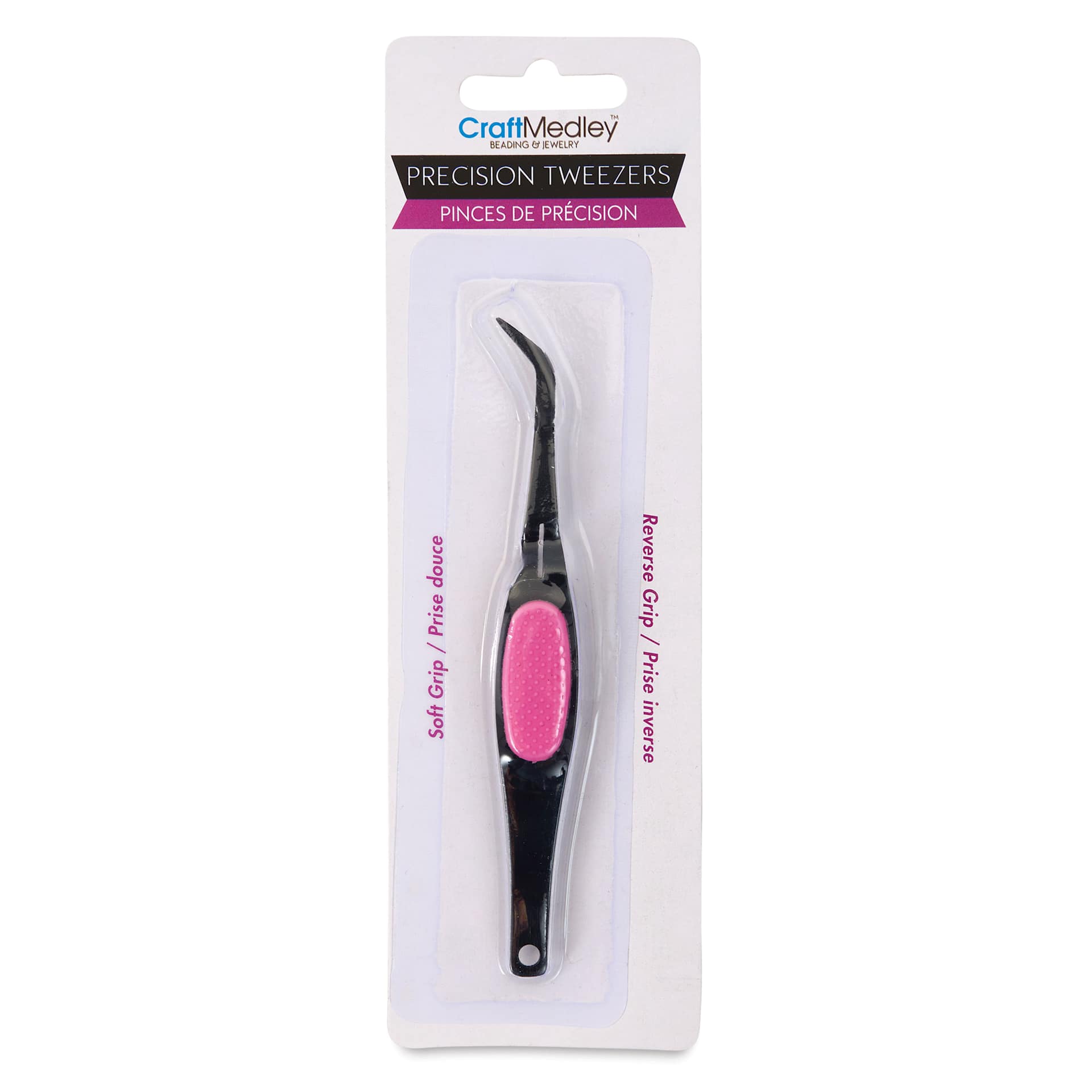 Craft Medley Precision Tweezers front of packaging
