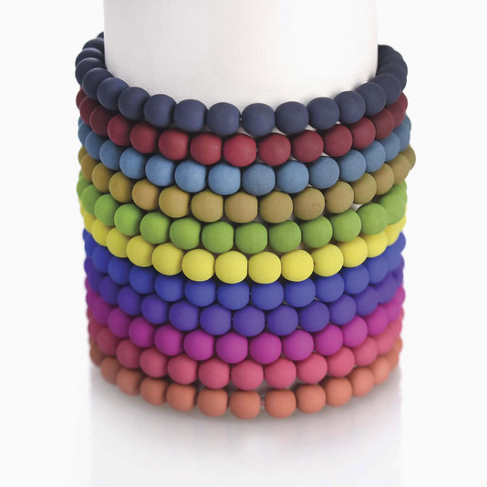 John Bead Czech Glass Preciosa Velvet Bead Strands, assorted colors