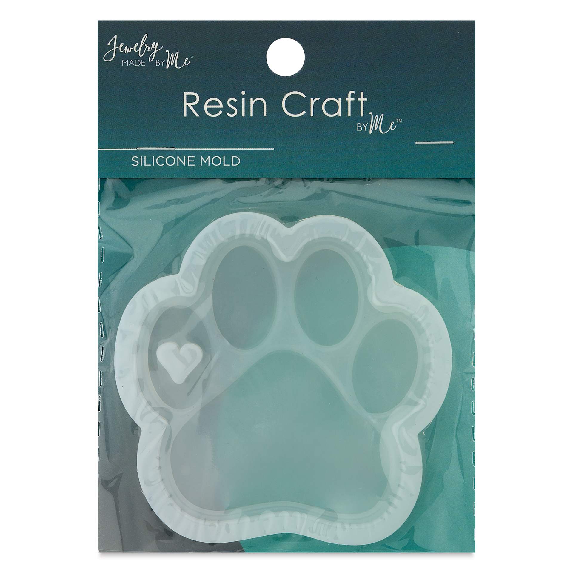 Jewelry Made By Me Silicone Mold - Dog Paw front of packaging