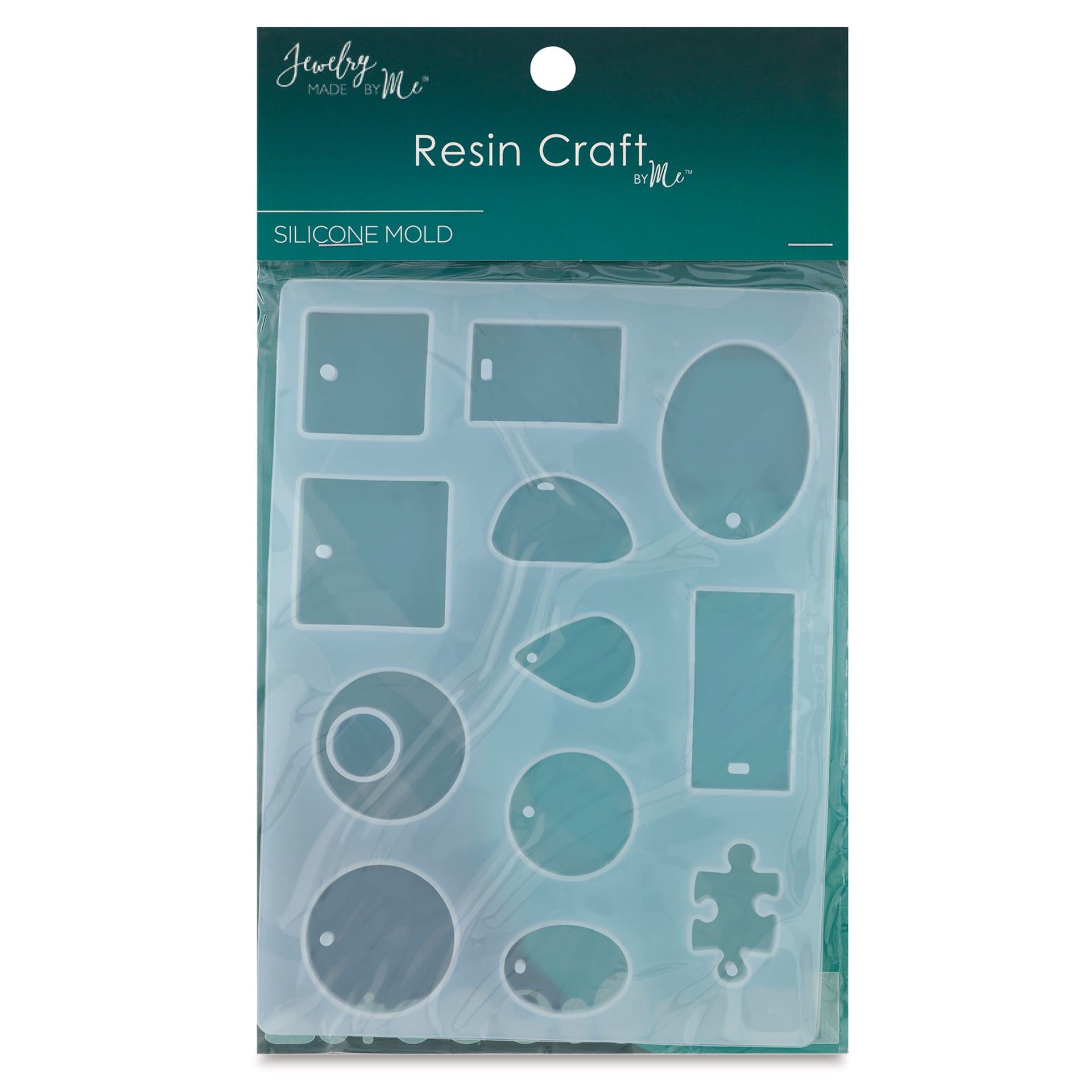Jewelry Made By Me Resin Craft Silicone Mold - Essential Pendants front of packaging