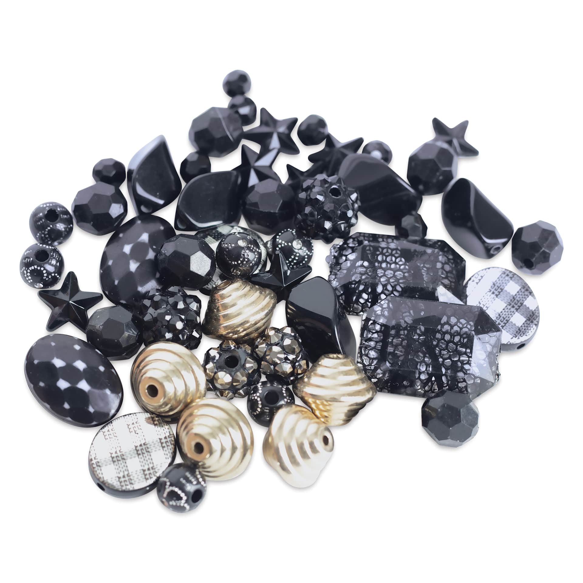 Cousin DIY Fun Pack Acrylic Bead Color Mix - Black