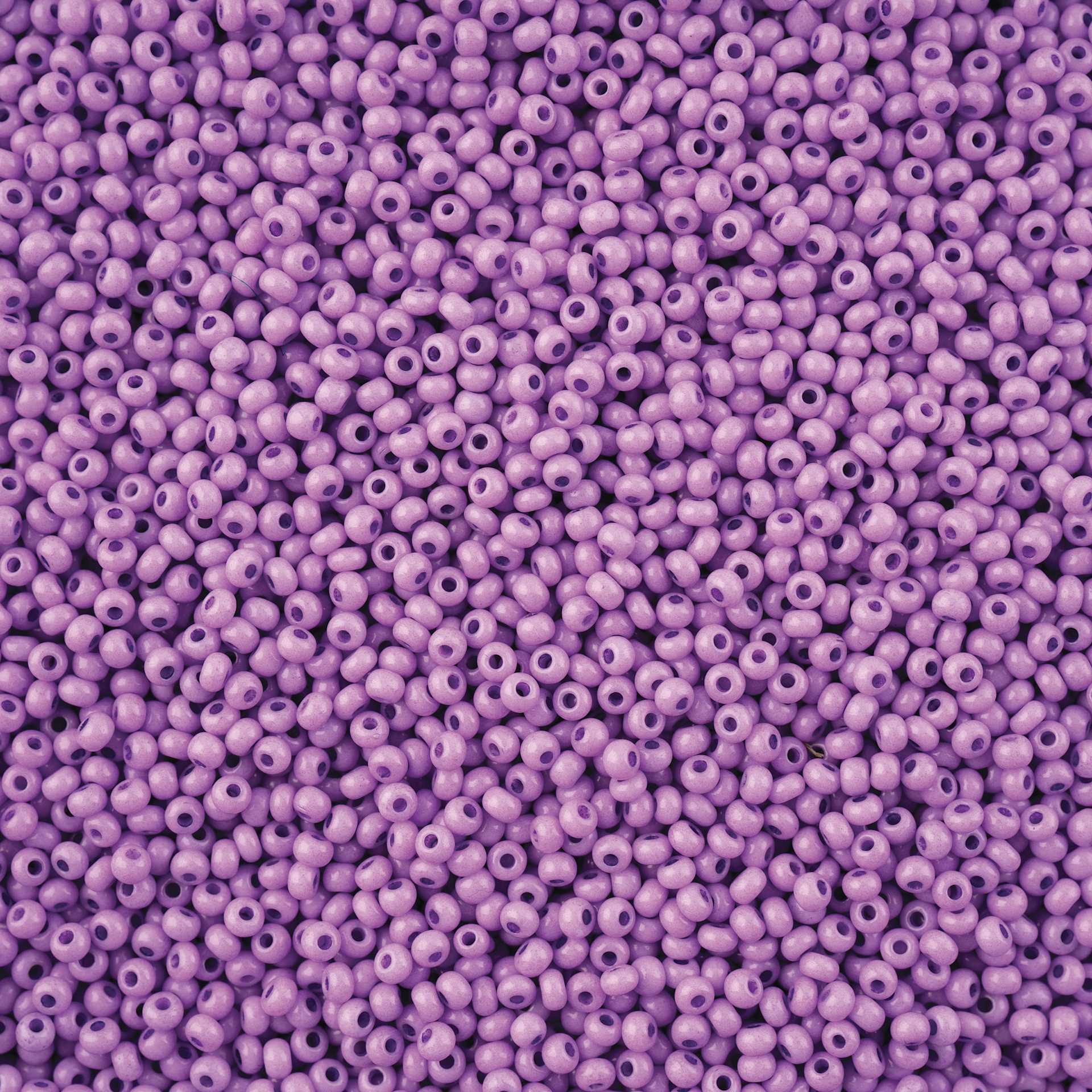 John Bead Solgel Chalk Dyed Czech Seed Beads - 11/0, Grape