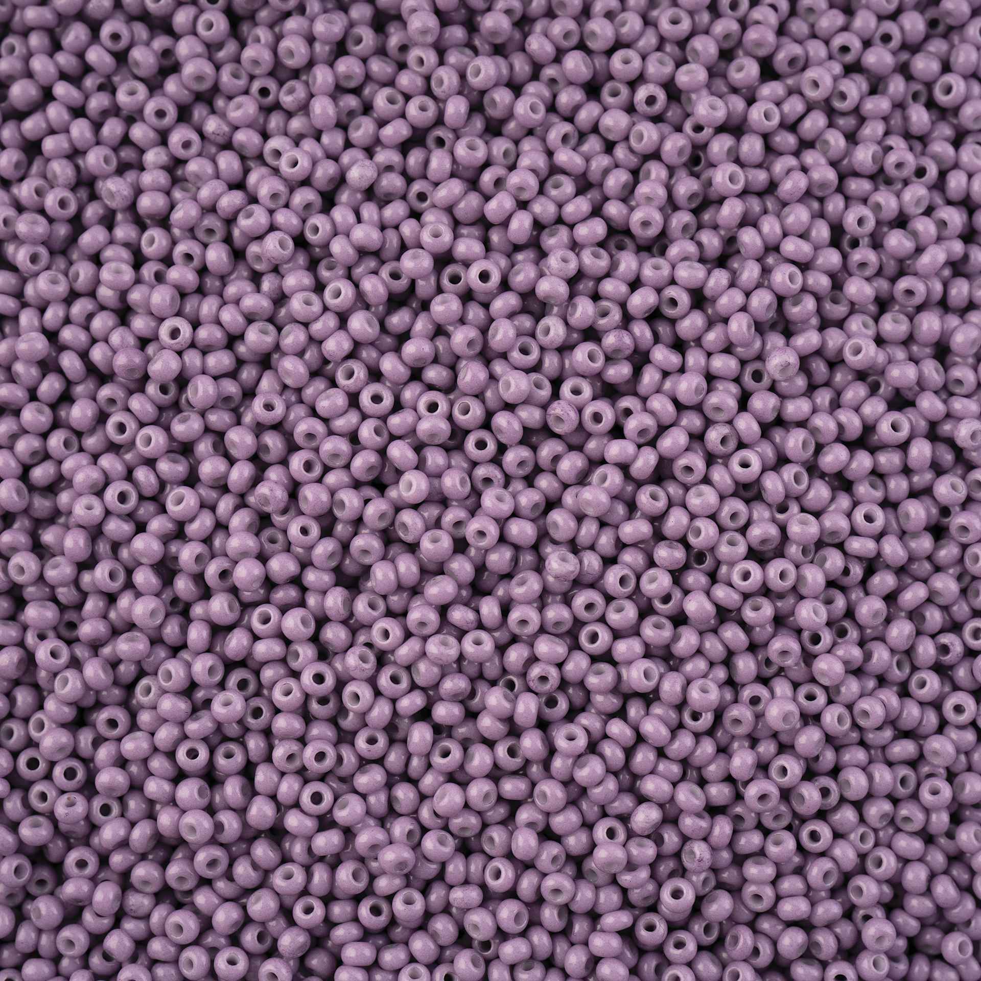 John Bead Solgel Chalk Dyed Czech Seed Beads - Orchid