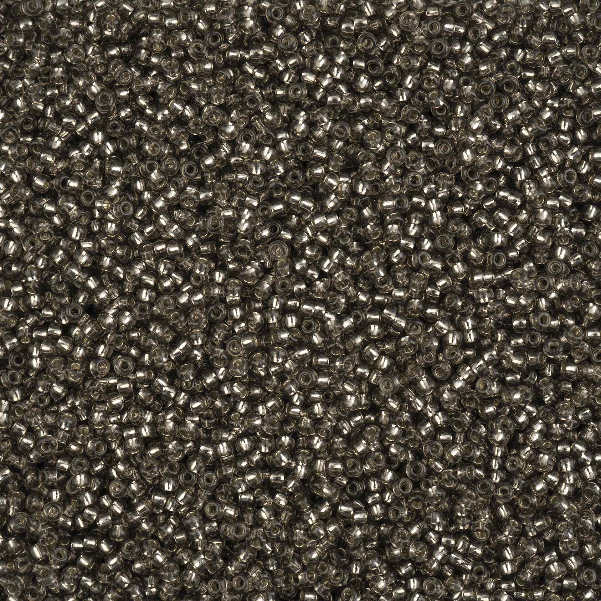 John Bead Solgel Czech Seed Beads - S/L, Grey