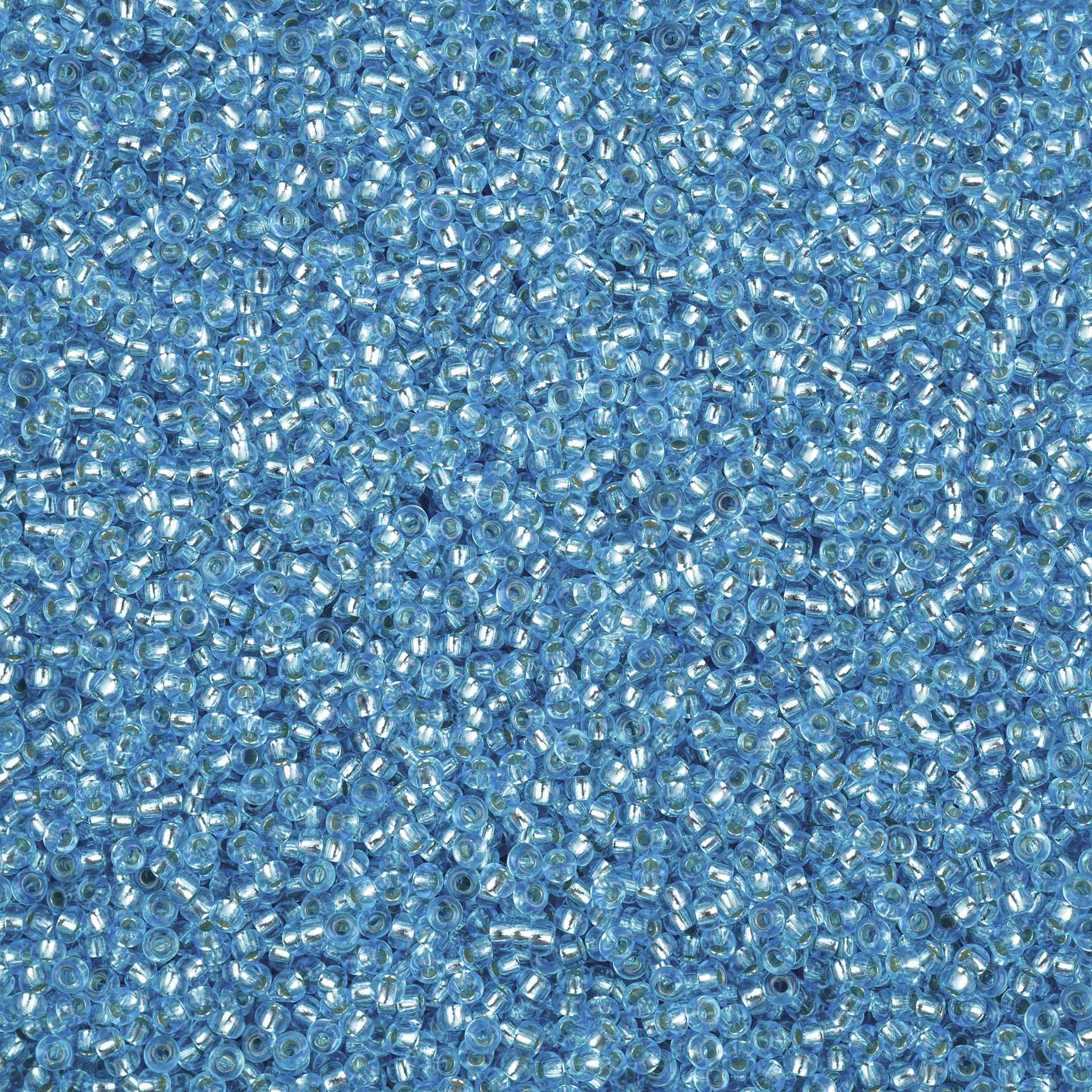 John Bead Solgel Czech Seed Beads - S/L, Aqua