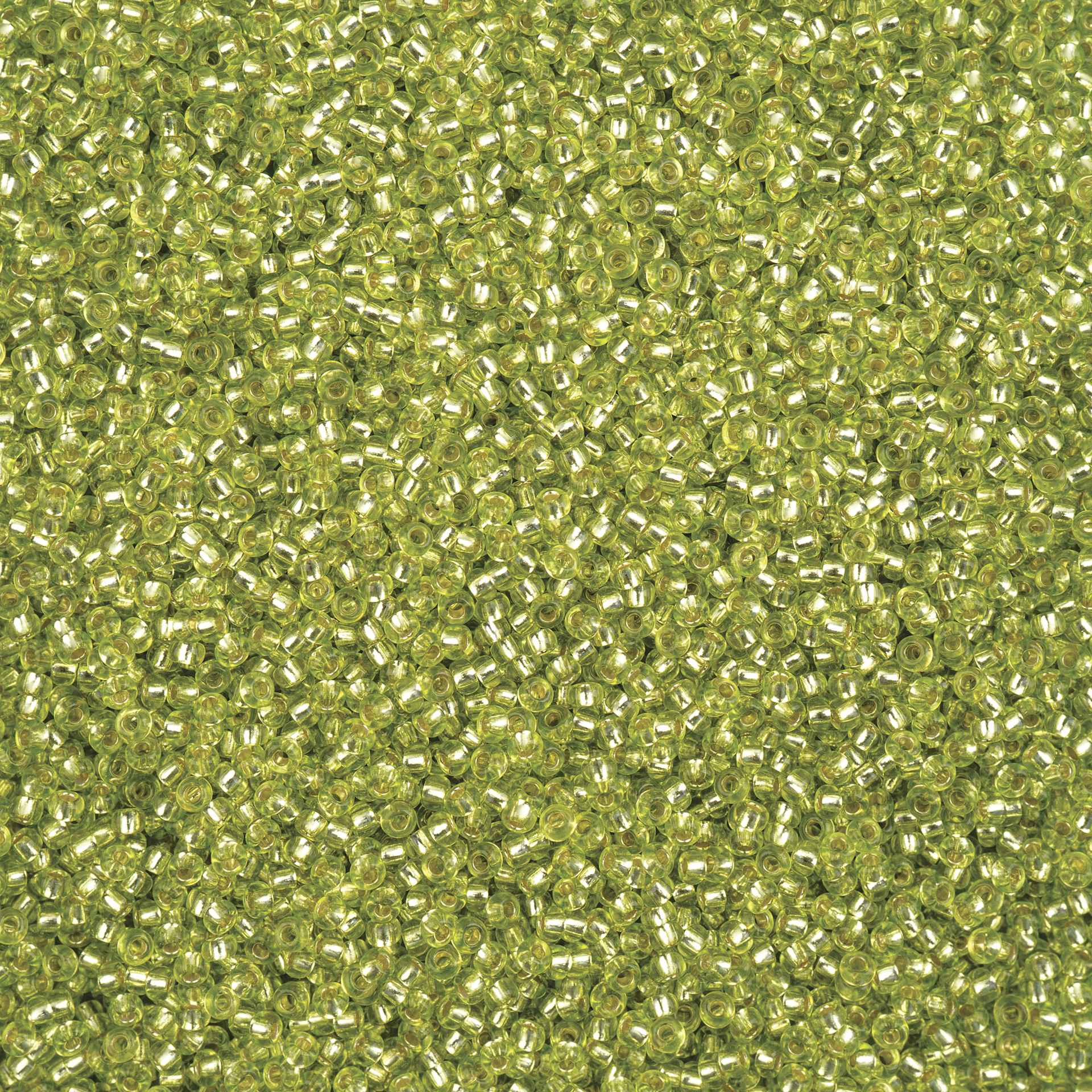 John Bead Solgel Czech Seed Beads - S/L, Light Green