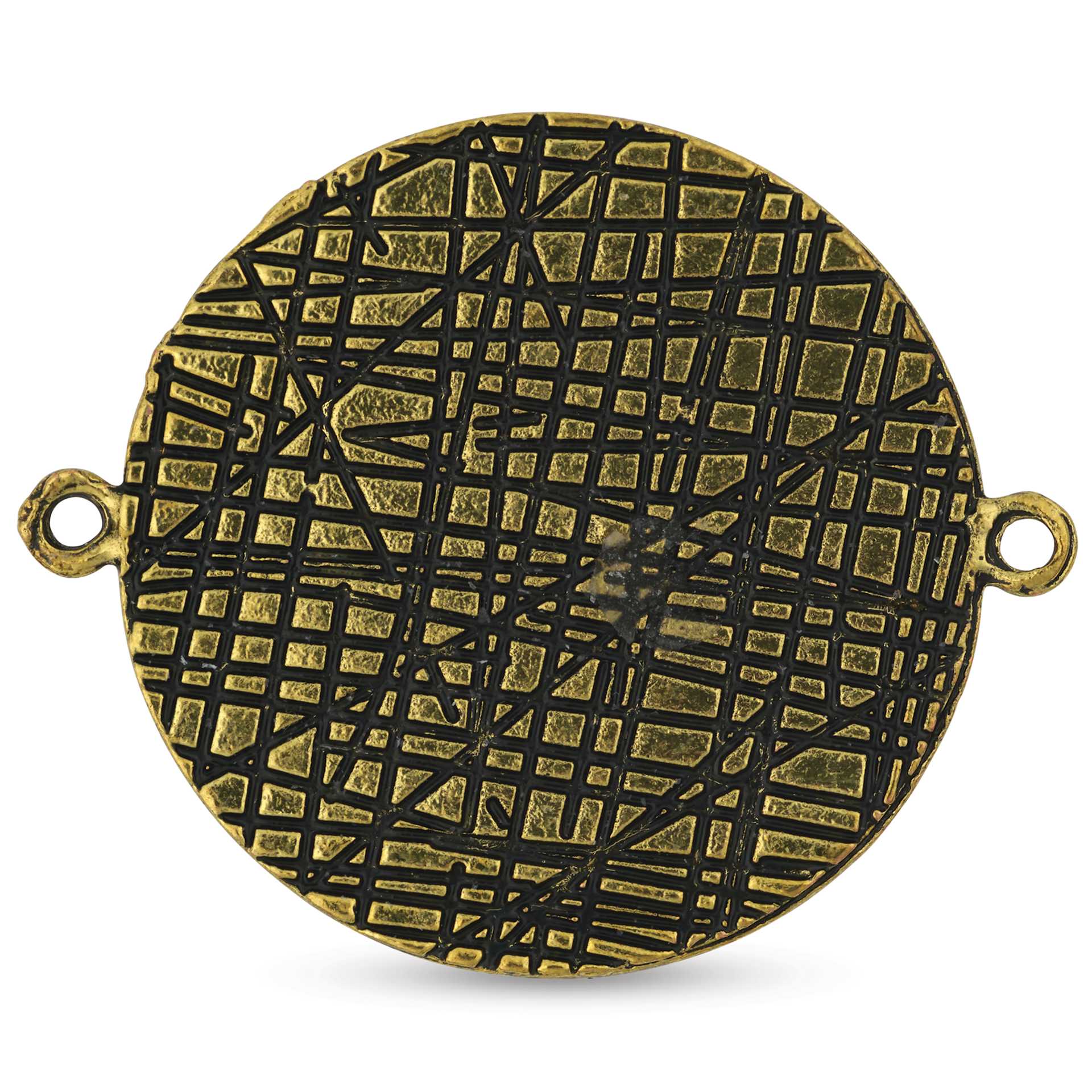Ranger Ice Milan Bezel - Circle, Antique Bronze, 3.5 cm Dia. - back