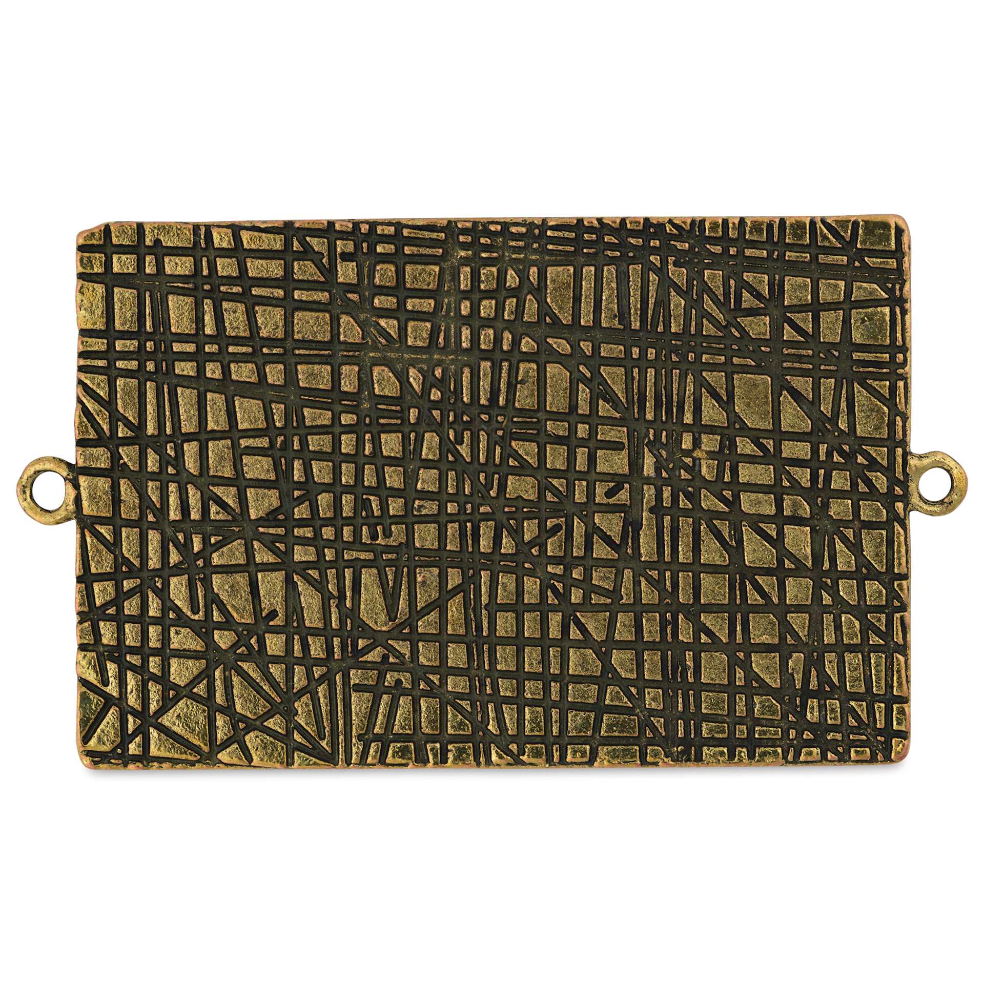 Ranger Ice Milan Bezel - Rectangle, Antique Bronze, 5.2 cm x 3.4 cm - back