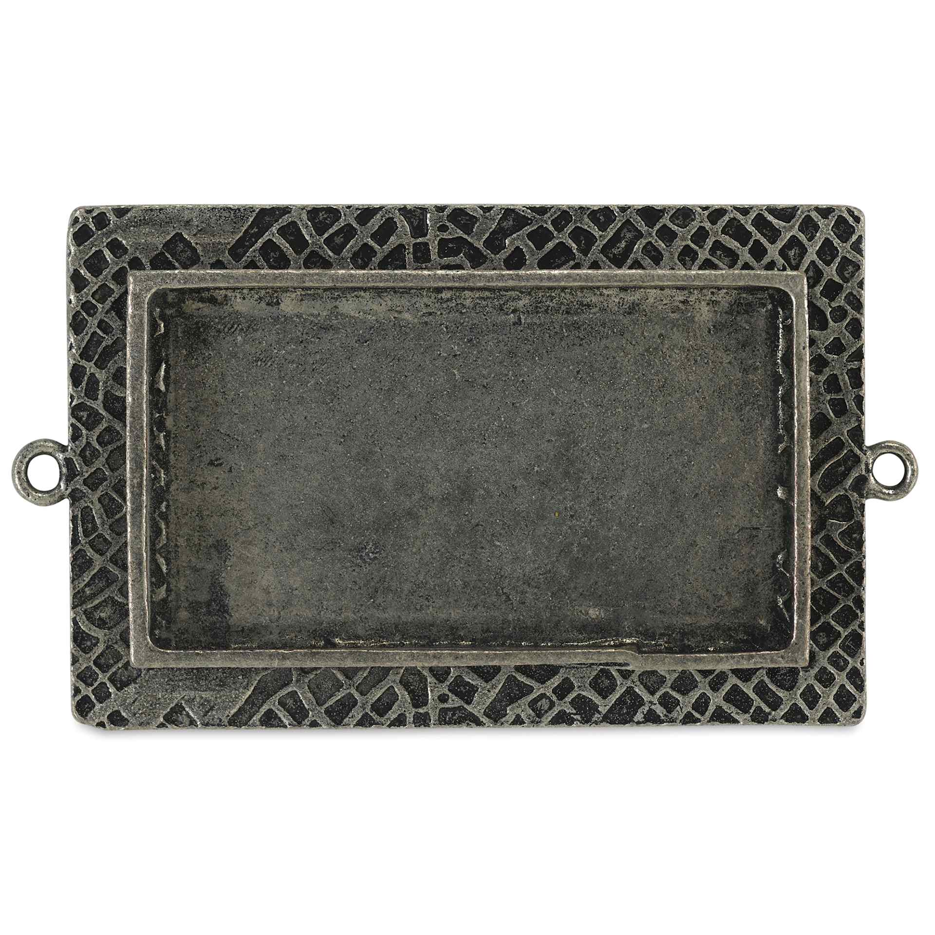 Ranger Ice Milan Bezel - Rectangle, Antique Silver, 5.2 cm x 3.4 cm