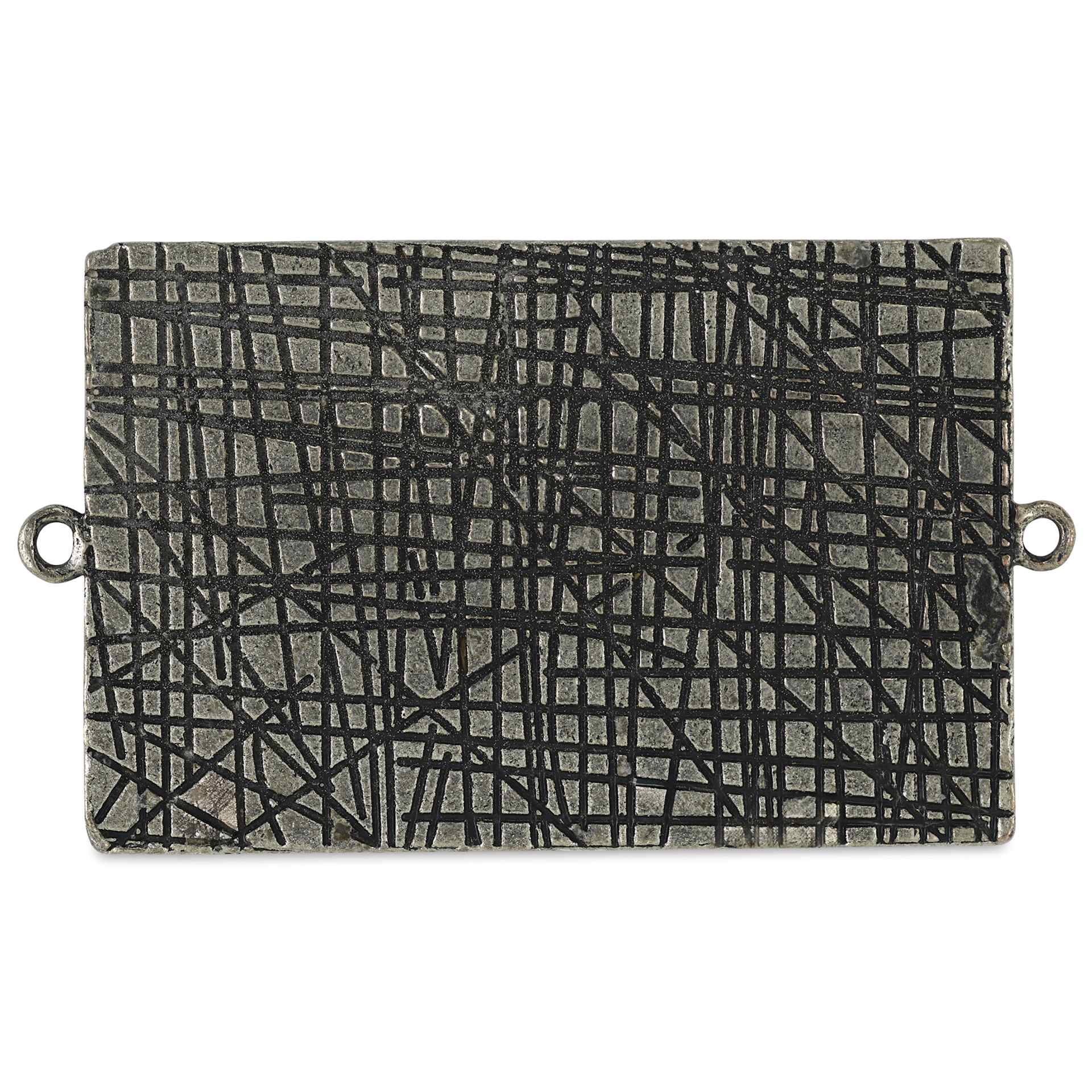 Ranger Ice Milan Bezel - Rectangle, Antique Silver, 5.2 cm x 3.4 cm - back