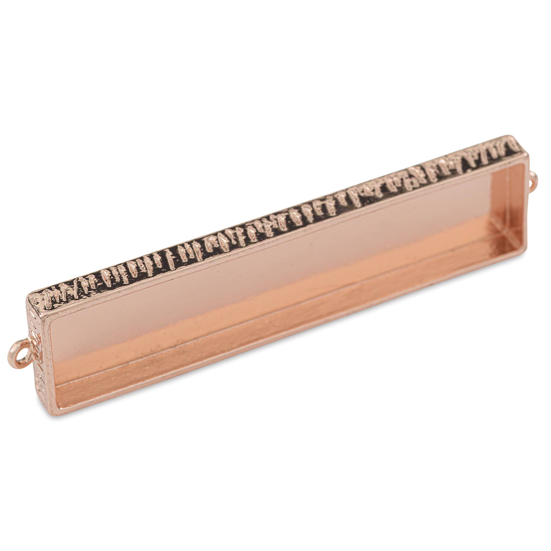 Ranger Ice Industrial Bezel - Rectangle, Rose Gold, 7.3 cm x 1.5 cm