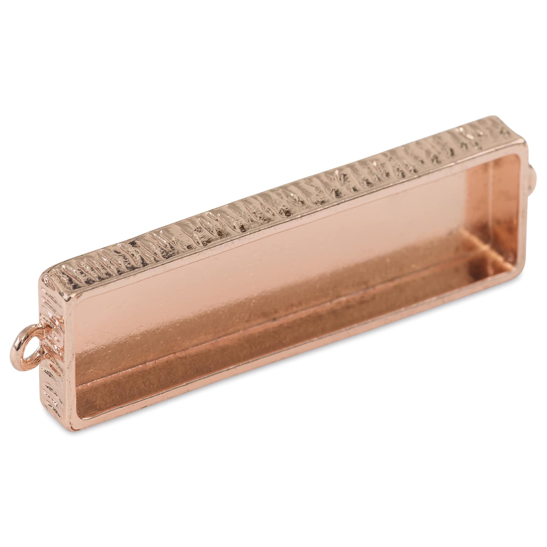 Ranger Ice Industrial Bezel - Rectangle, Rose Gold, 4.7 cm x 1.2 cm