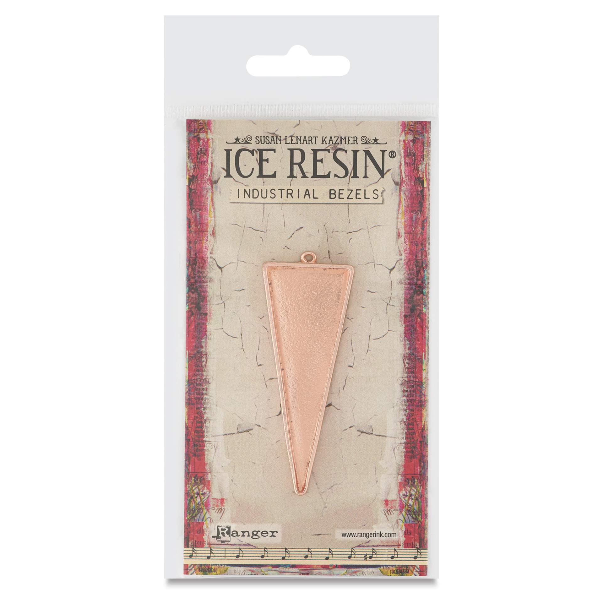 Ranger Ice Industrial Bezel - Triangle, Rose Gold, 6.3 cm x 2.3 cm - front of packaging
