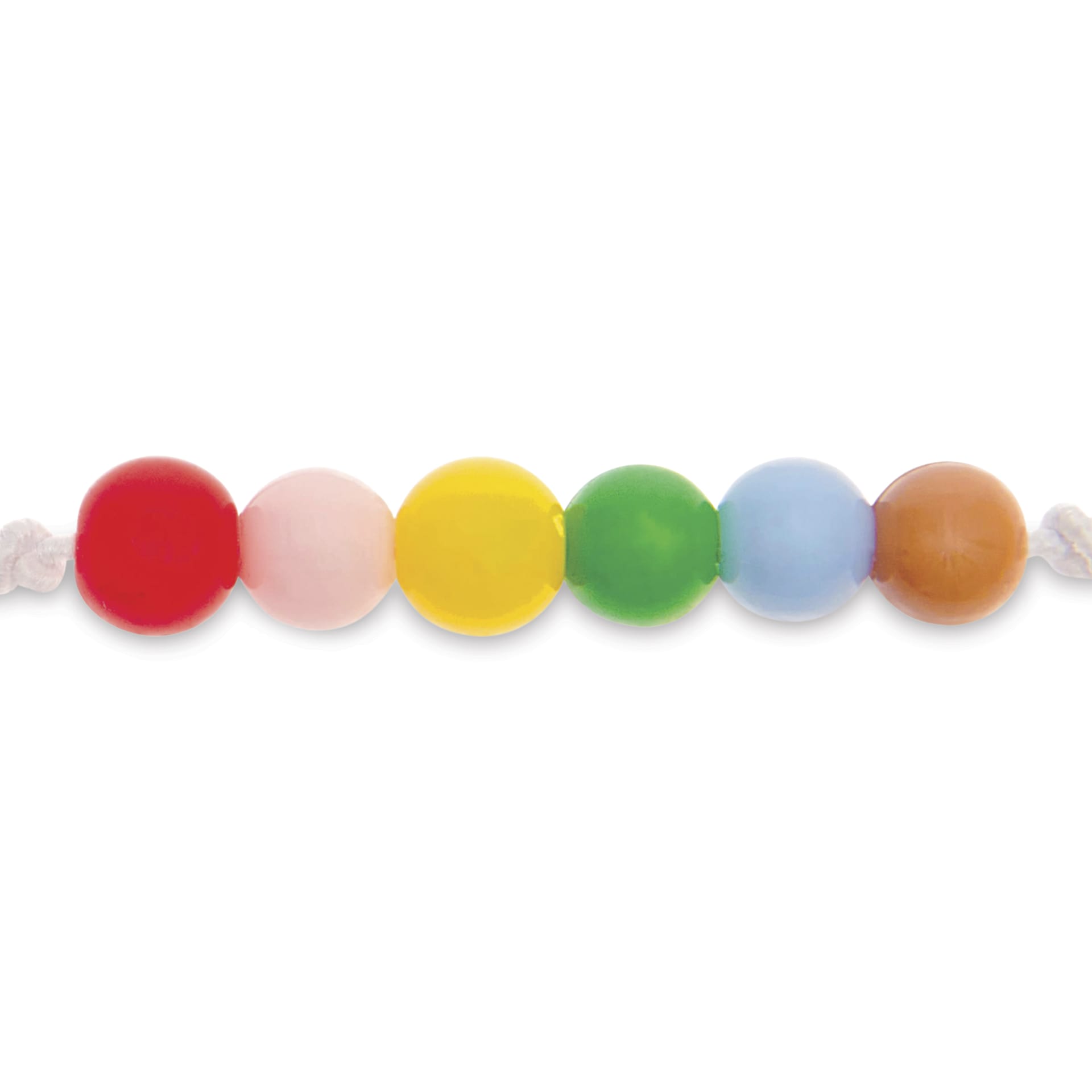 Rico Design Itoshii Plastic Beads - Multicolor, 4 mm Dia.