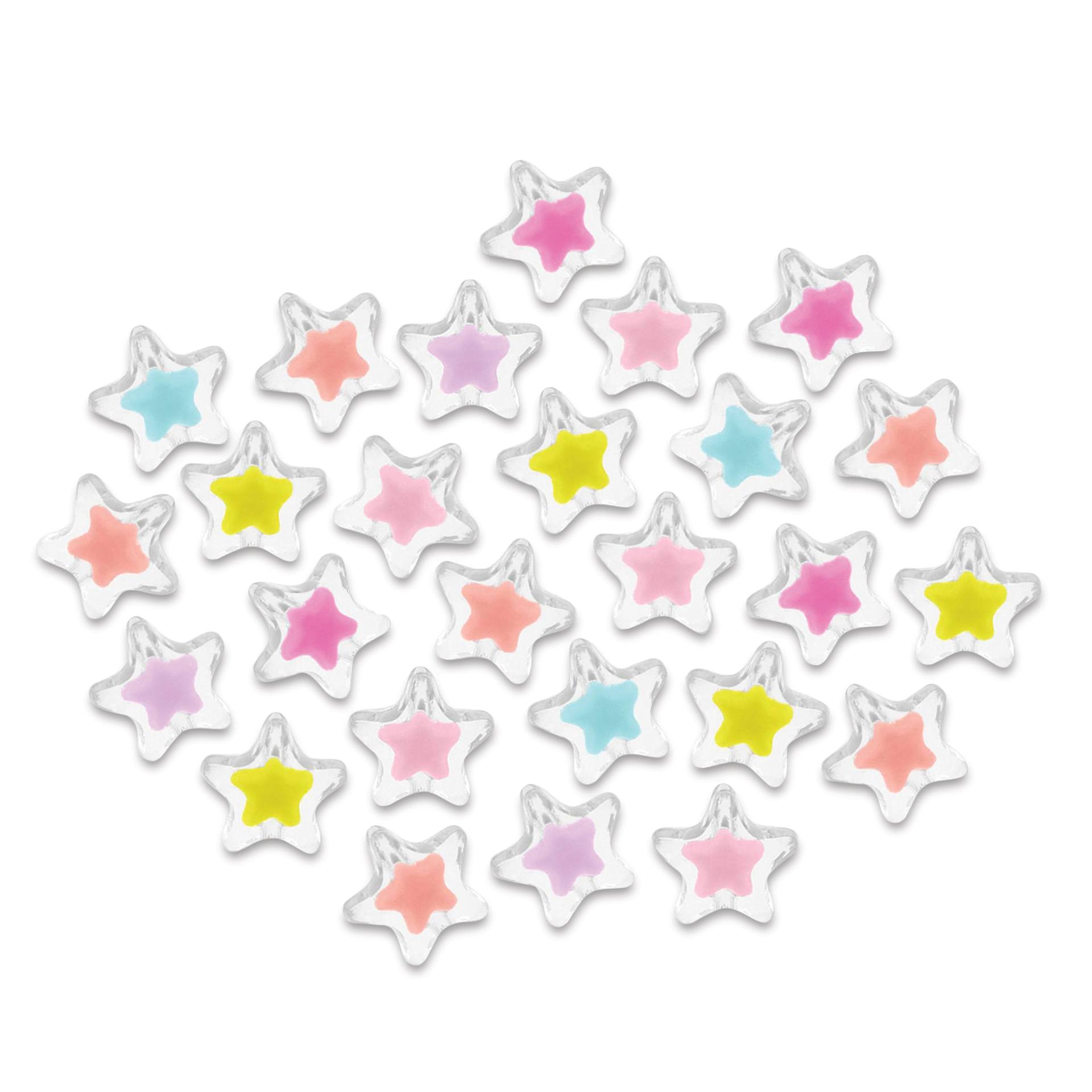 Craft Medley Fashion Acrylic Beads - Starburst, 0.9 oz 