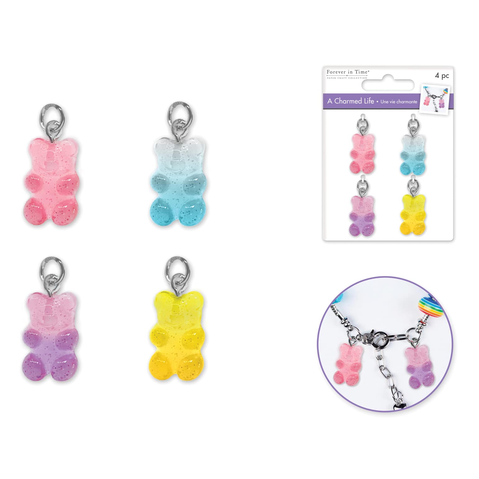 Forever in Time Gummy Bear Charms