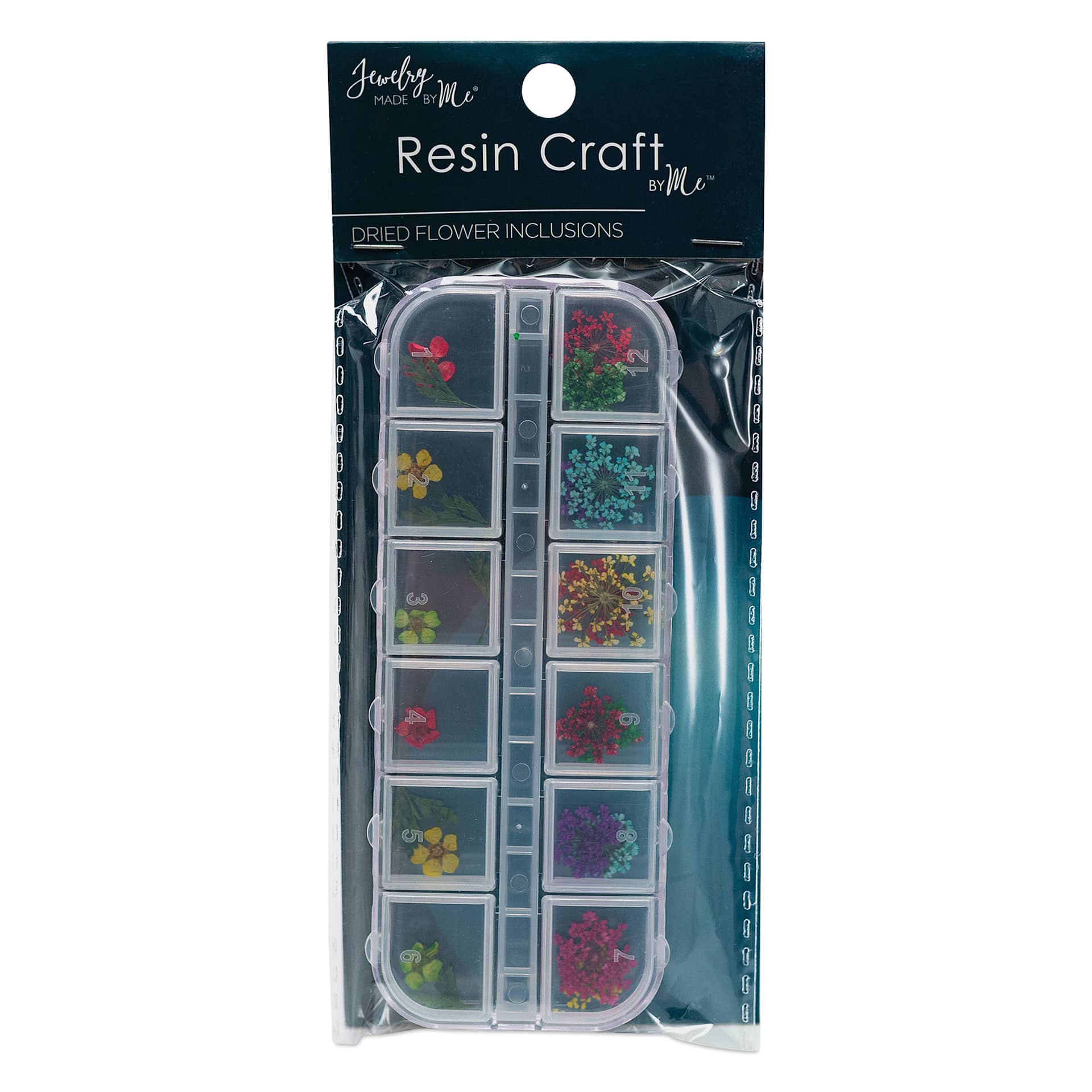 Jewelry Made By Me Dried Flower Inclusions - Pkg of 24, Small with Case front of packaging