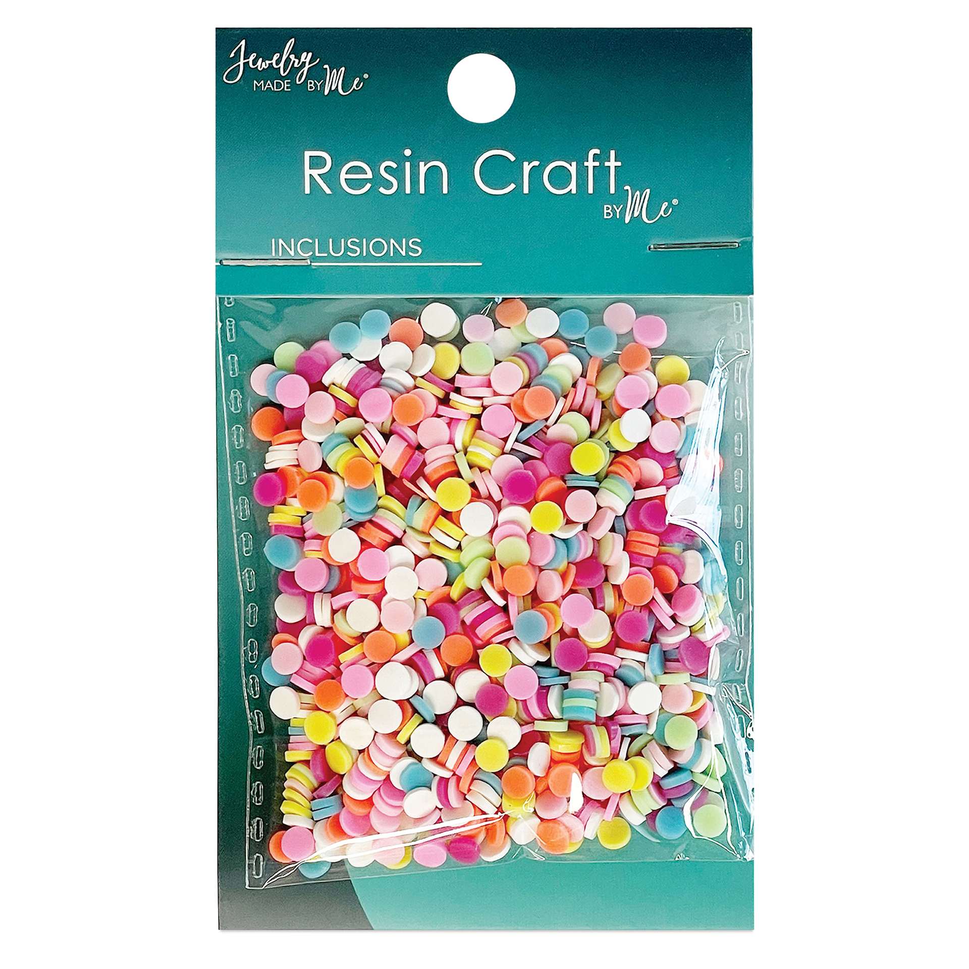 Jewelry Made By Me Polymer Clay Inclusions - Confetti Discs front of packaging
