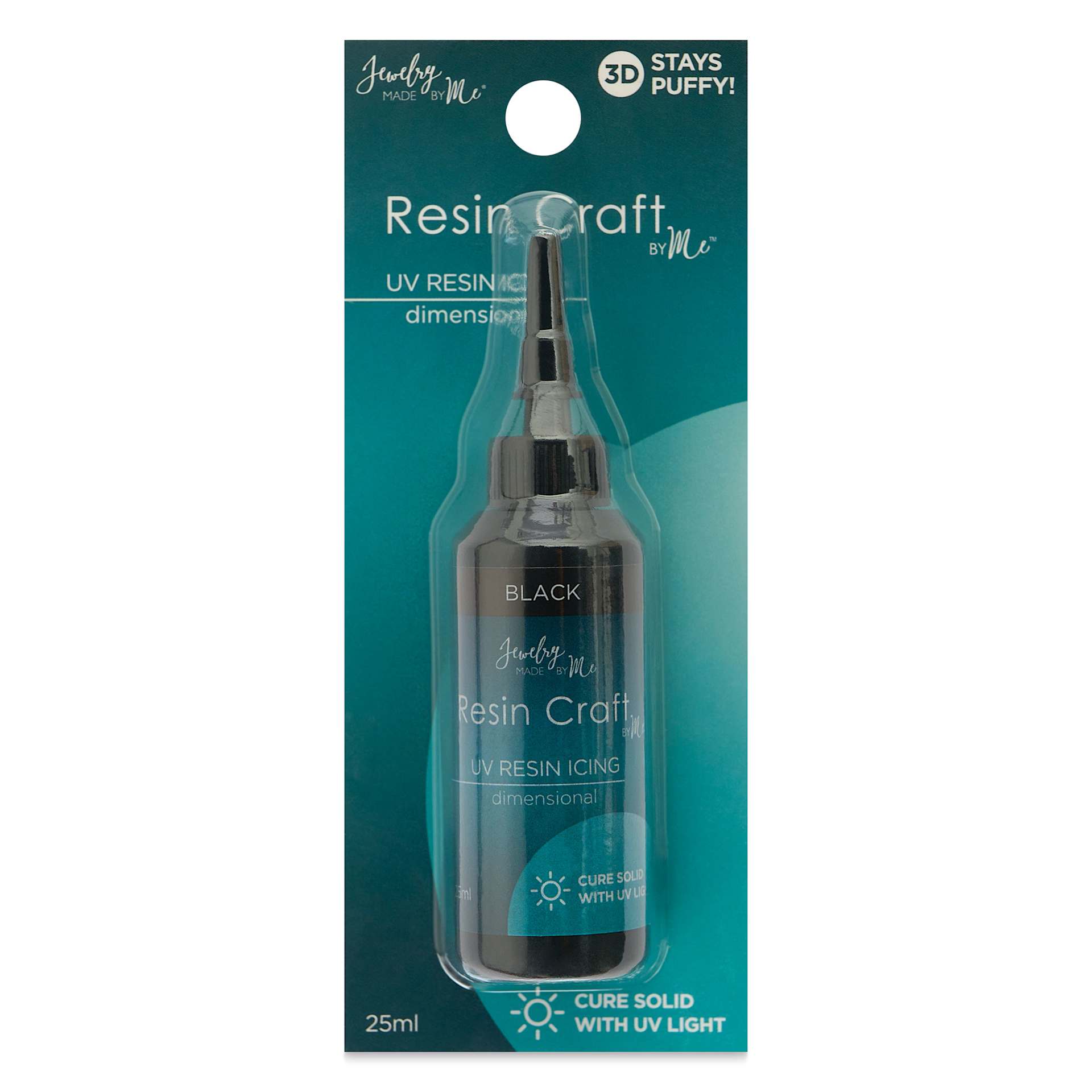 Jewelry Made By Me UV Resin Icing - Black, 25 ml Bottle front of packaging