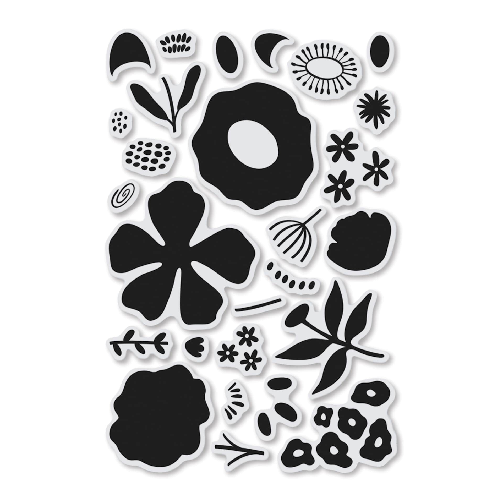 Hero Arts Abstract Floral Clear Stamp Set