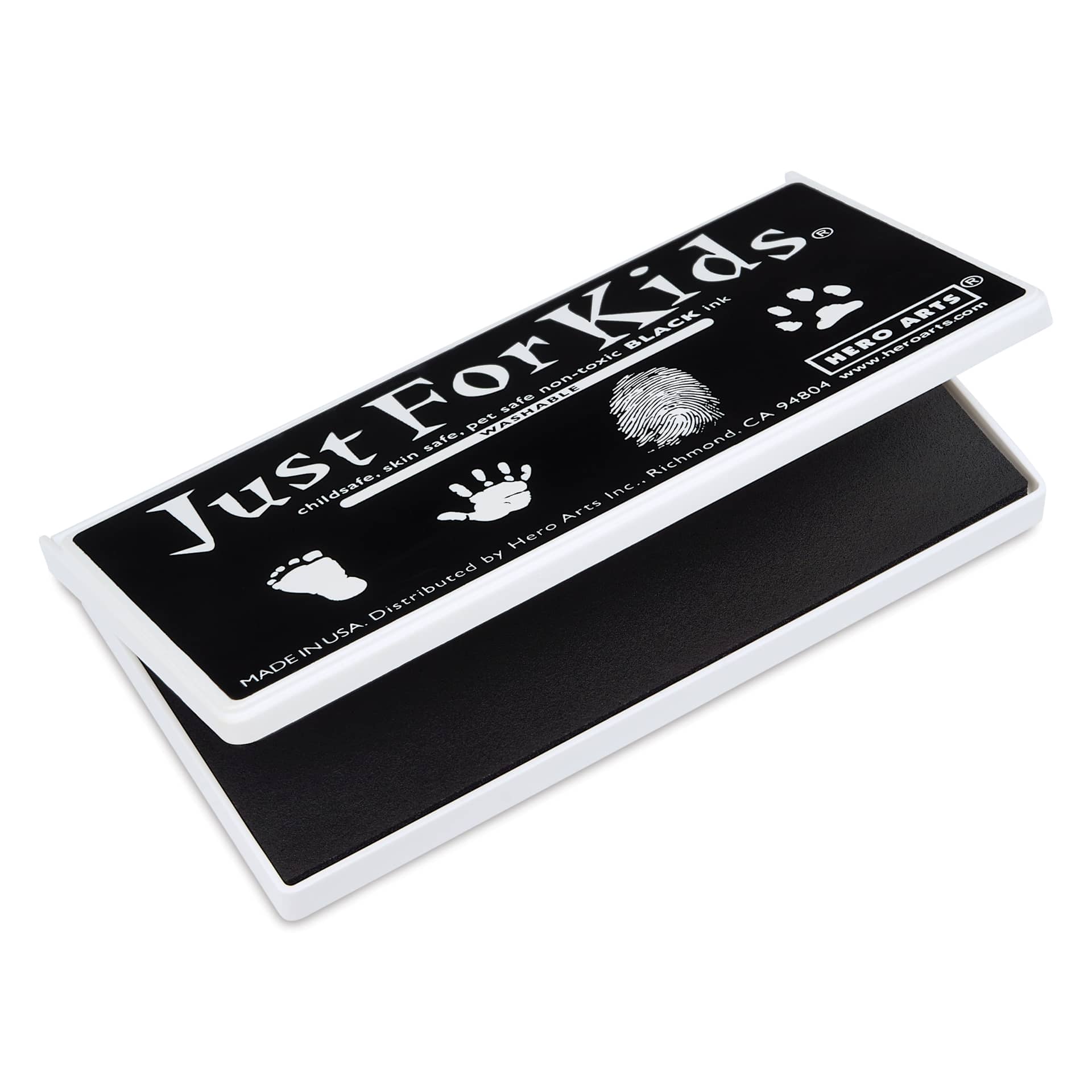 Hero Arts Just For Kids Jumbo Ink Pad - Black, open