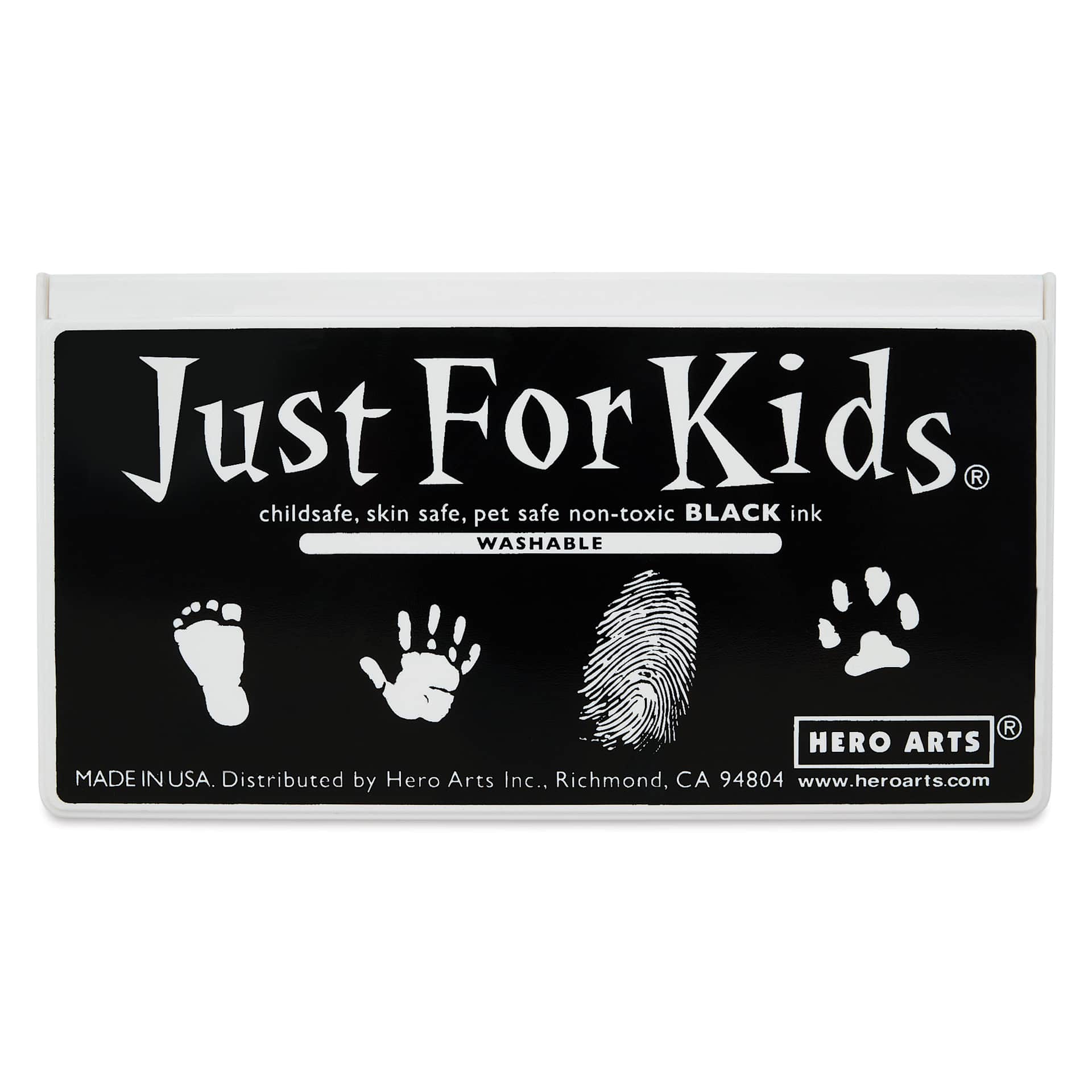 Hero Arts Just For Kids Jumbo Ink Pad - Black, closed