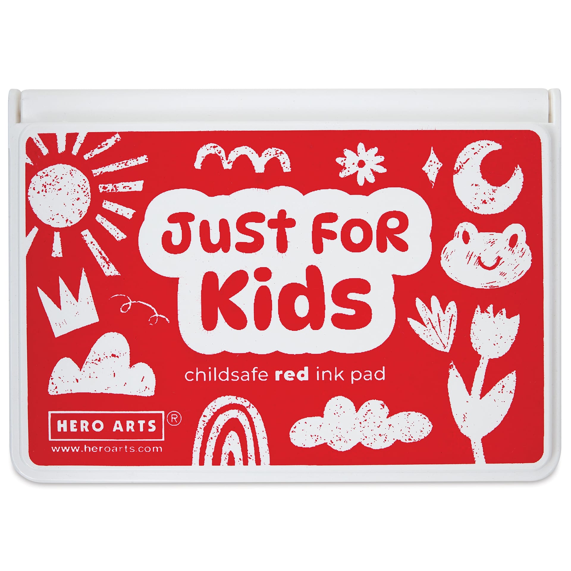 Hero Arts Just For Kids Ink Pad - Red front of closed pad