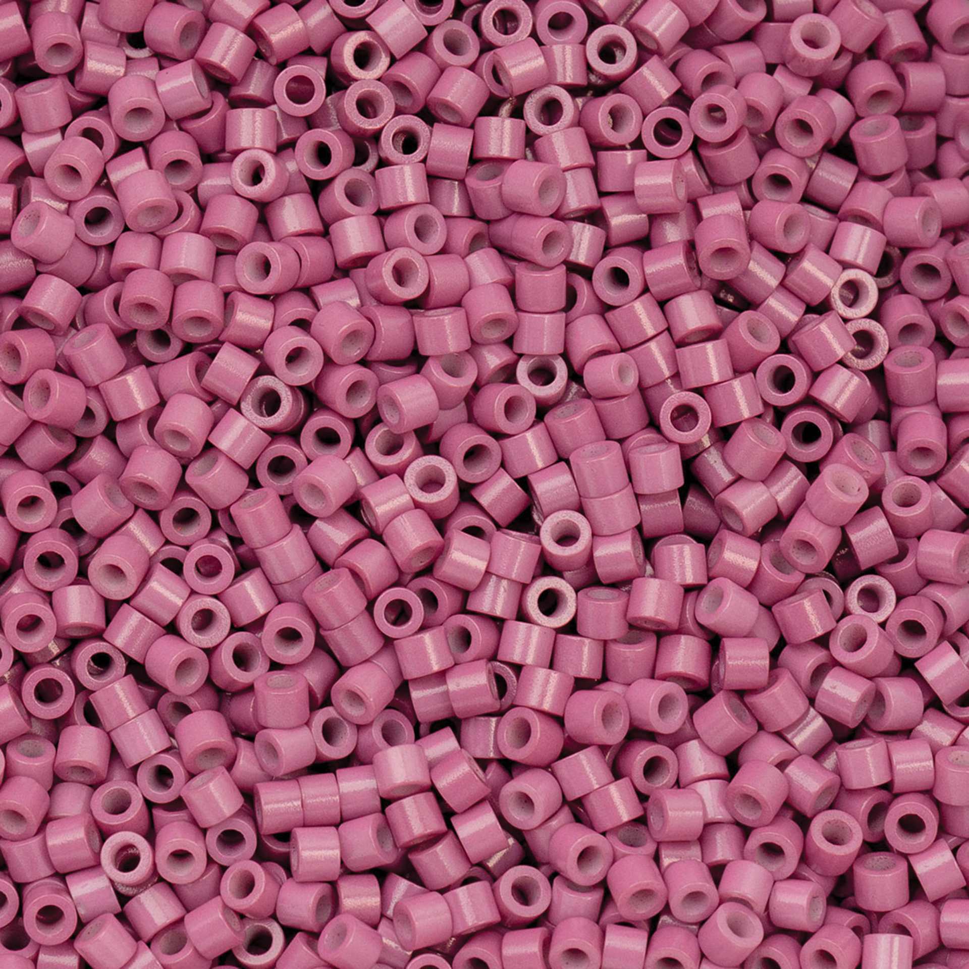 John Bead Cylin 11/0 Cylindrical Seed Beads - Vintage Rose Opaque