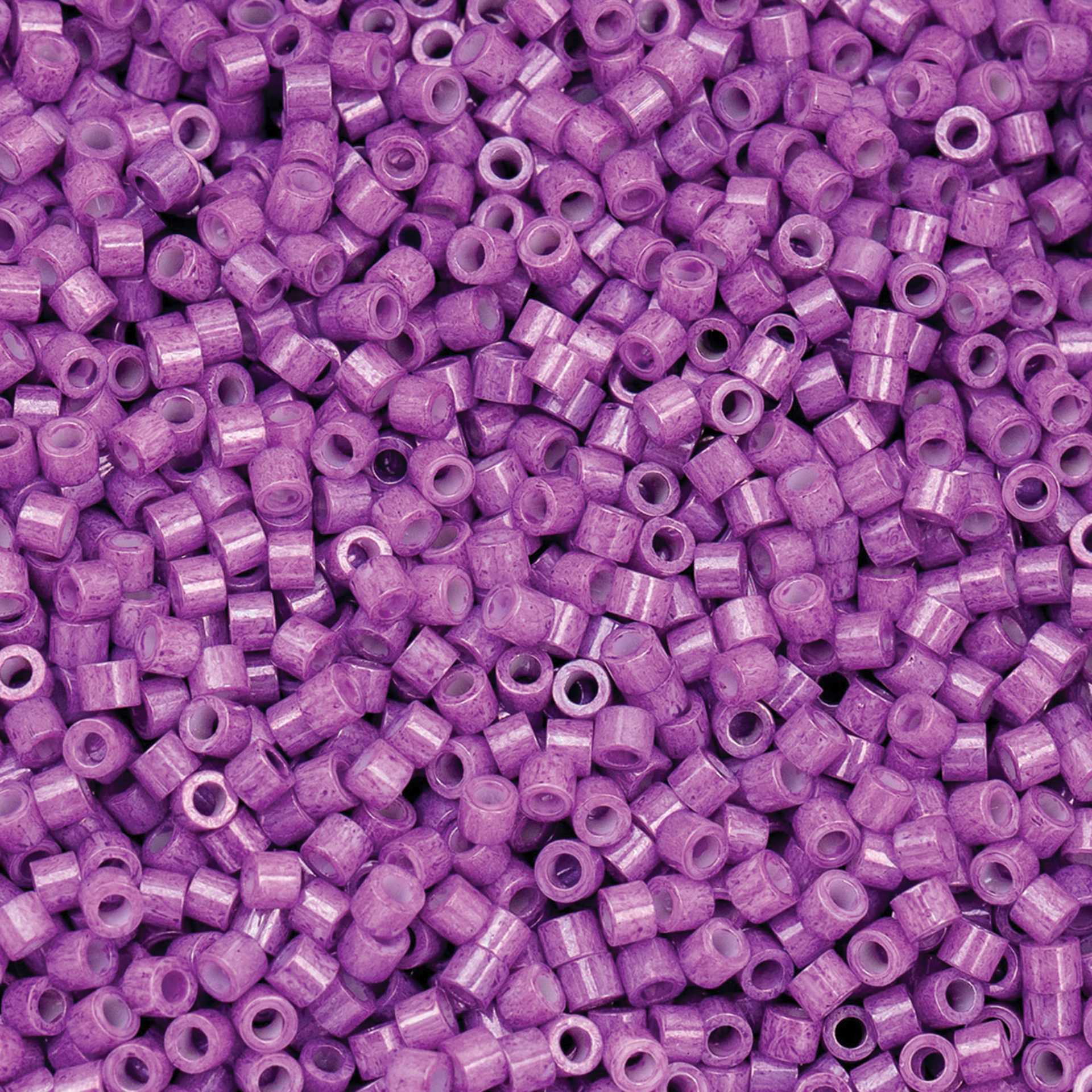 John Bead Cylin 11/0 Cylindrical Seed Beads - Violet Opaque