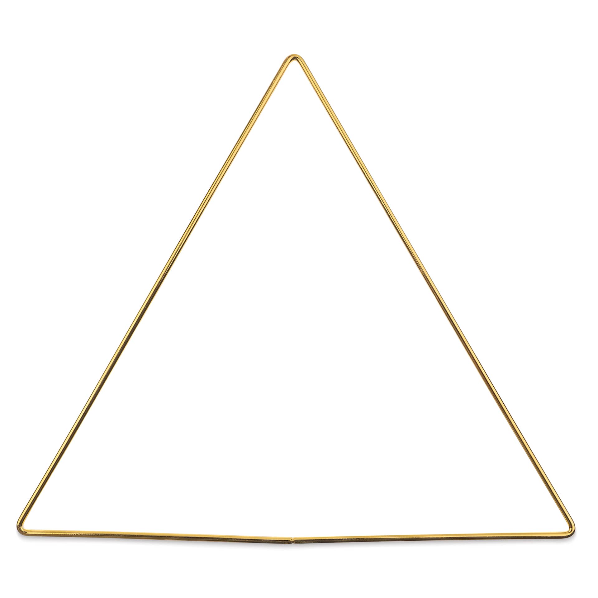 John Bead Iron Metal Shapes Macramé Frames - Triangle, 200mm
