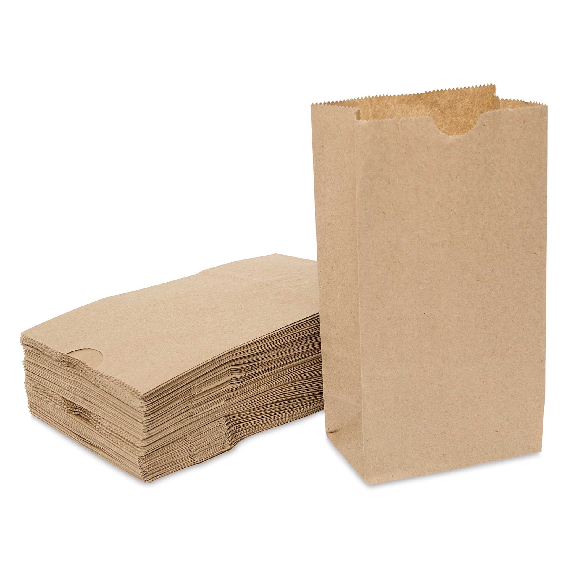 Hygloss Kraft Brown Paper Bags - Pkg of 100, #2 Small