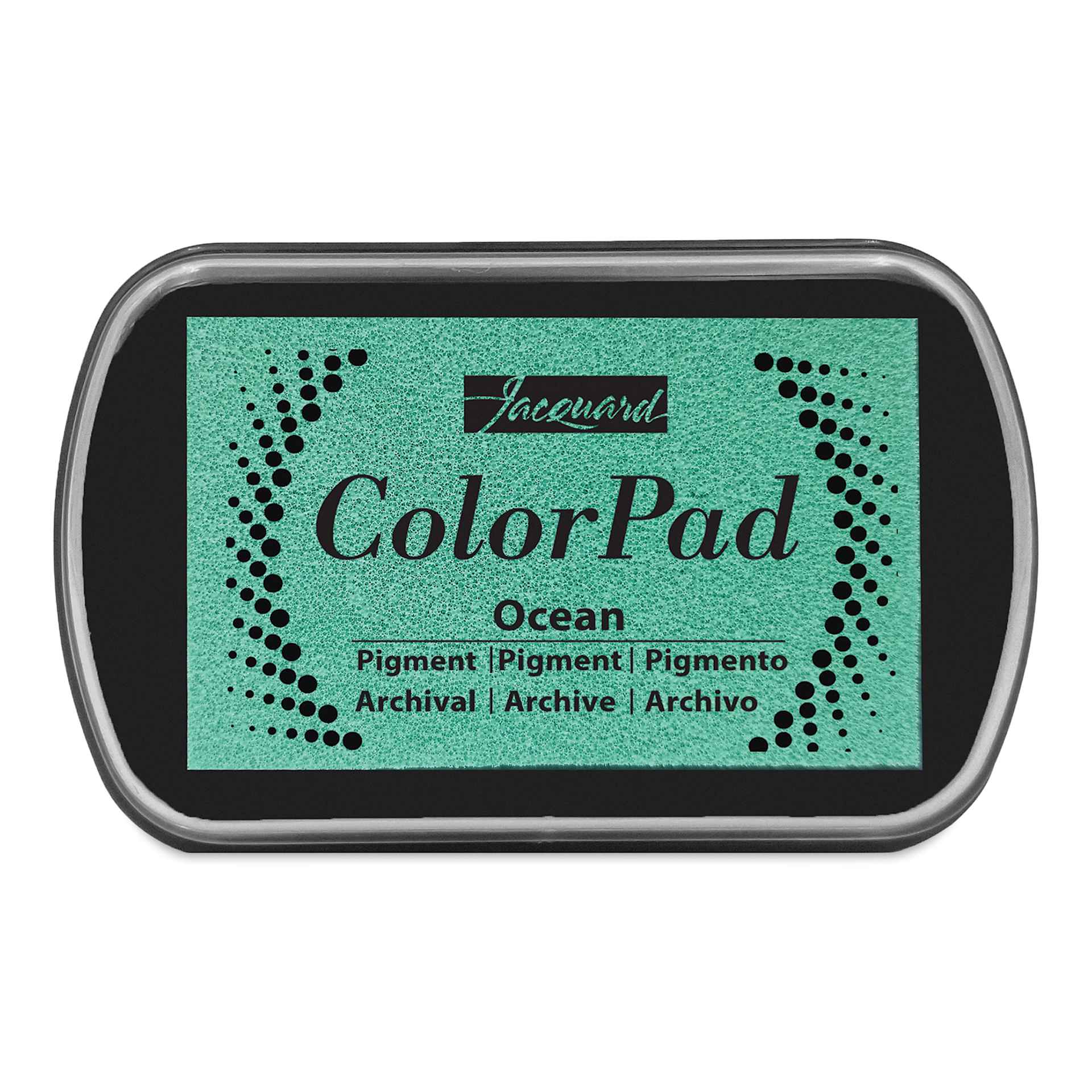 Jacquard ColorPad Pigment Ink Pad - Ocean front of packaging