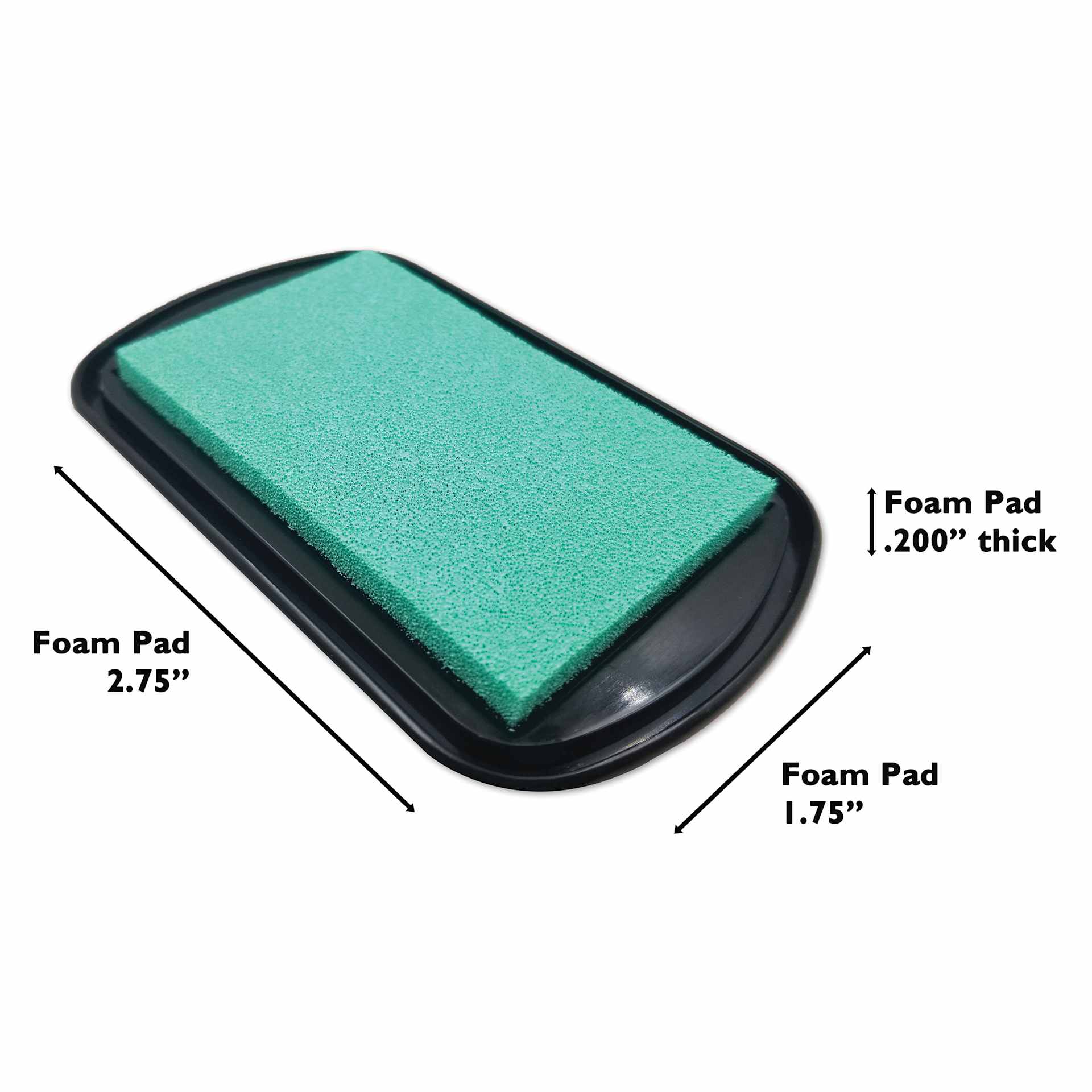 Jacquard ColorPad Pigment Ink Pads dimensions with no lid