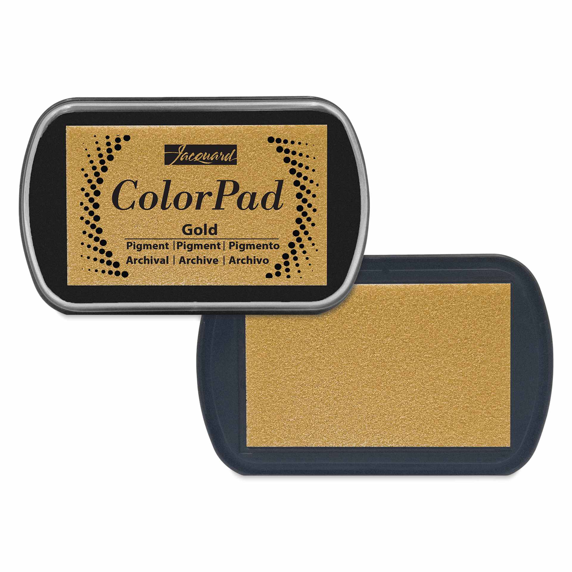 Jacquard ColorPad Pigment Ink Pad - Metallic Gold
