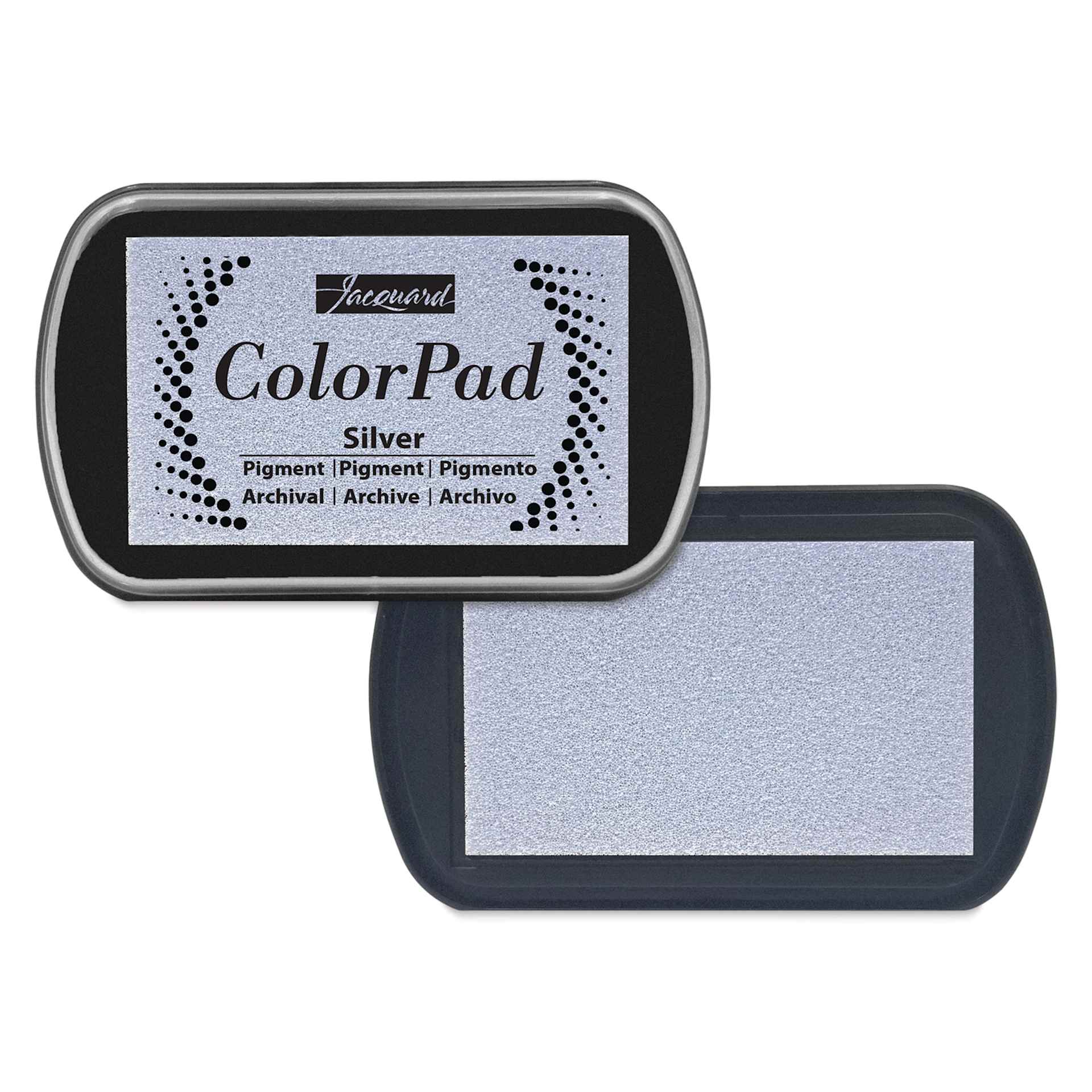 Jacquard ColorPad Pigment Ink Pad - Metallic Silver