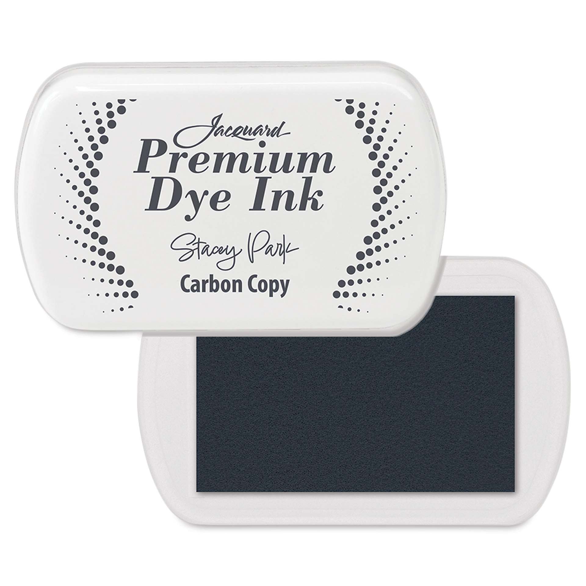 Jacquard Stacey Park Premium Dye Ink Pad - Carbon Copy