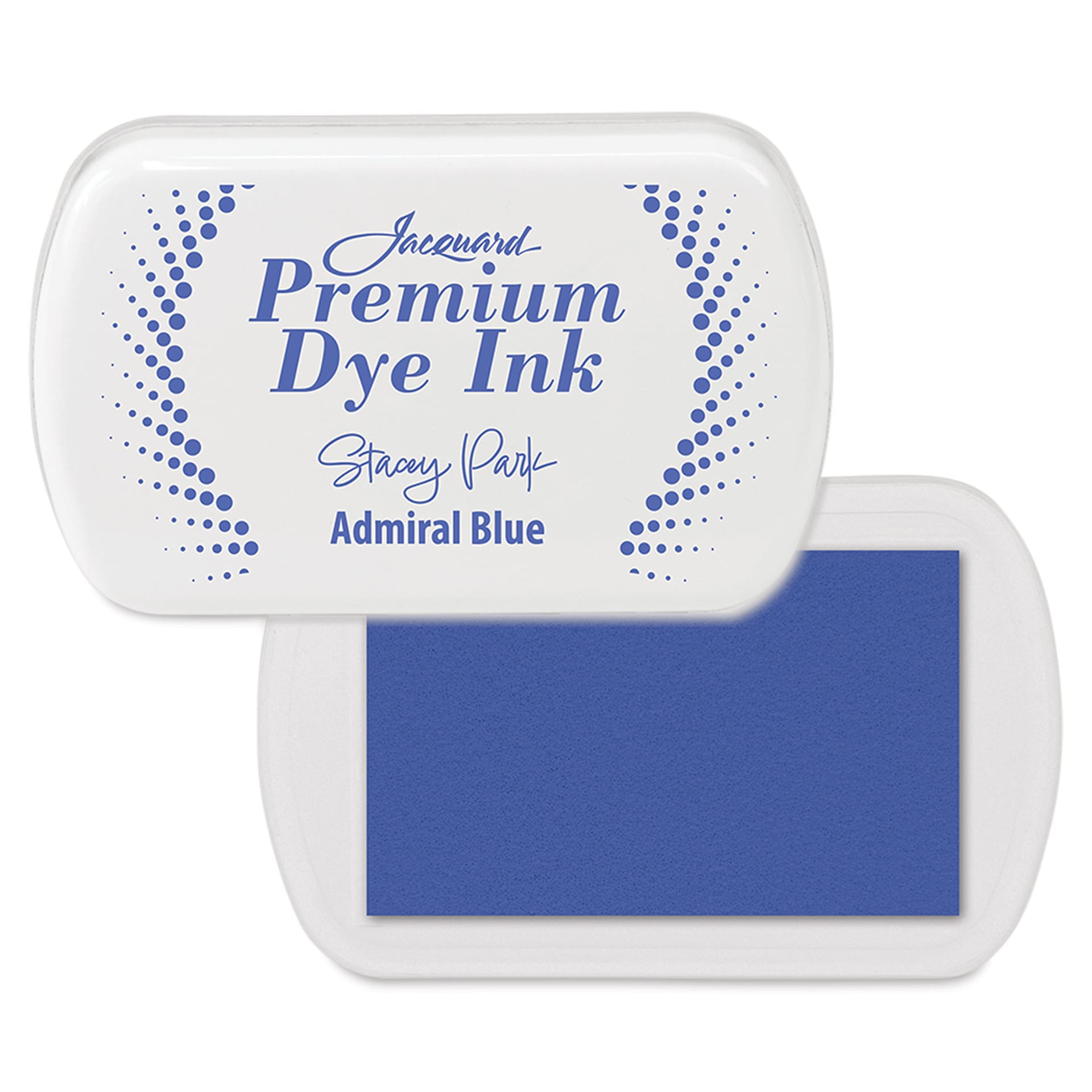 Jacquard Stacey Park Premium Dye Ink Pad - Admiral Blue