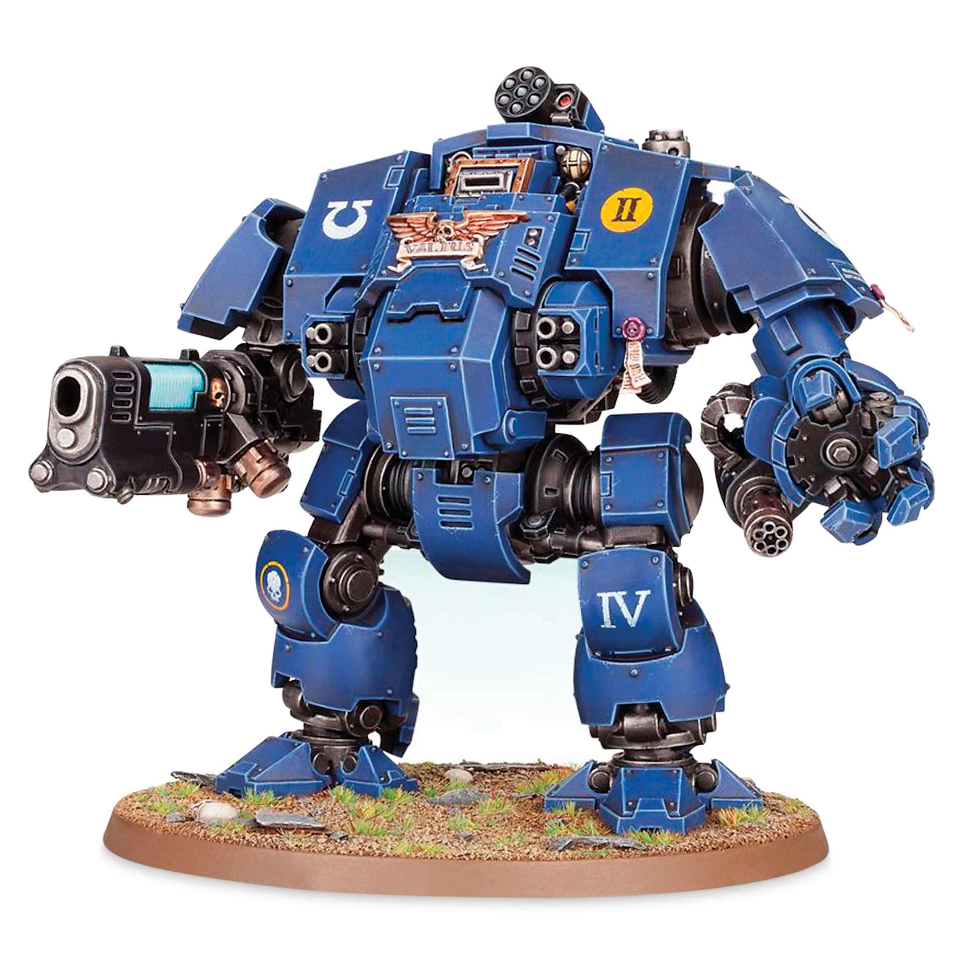 Warhammer 40K Space Marines Primaris Redemptor Dreadnought (constructed and painted)