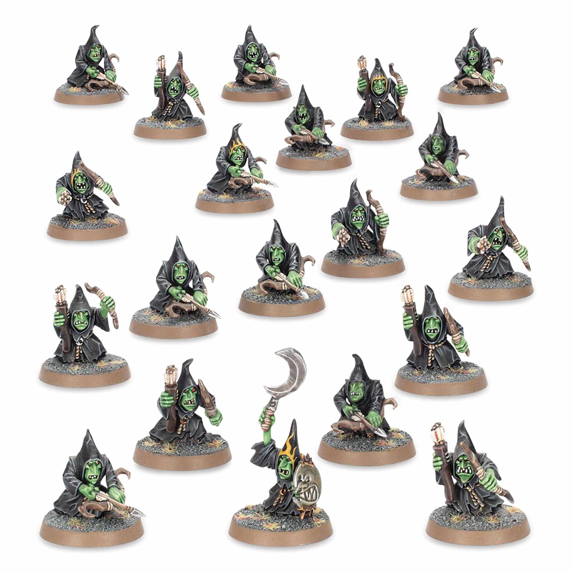 Warhammer Age of Sigmar Gloomspite Gitz Moonclan Stabbas (constructed and painted)
