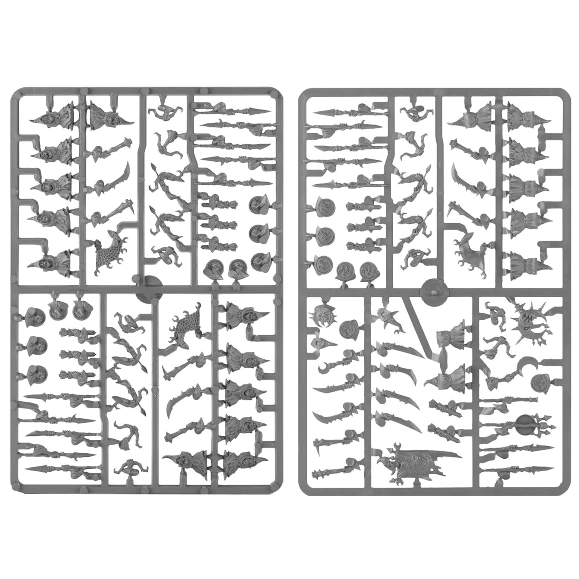 Warhammer Age of Sigmar Gloomspite Gitz Moonclan Stabbas, sprues