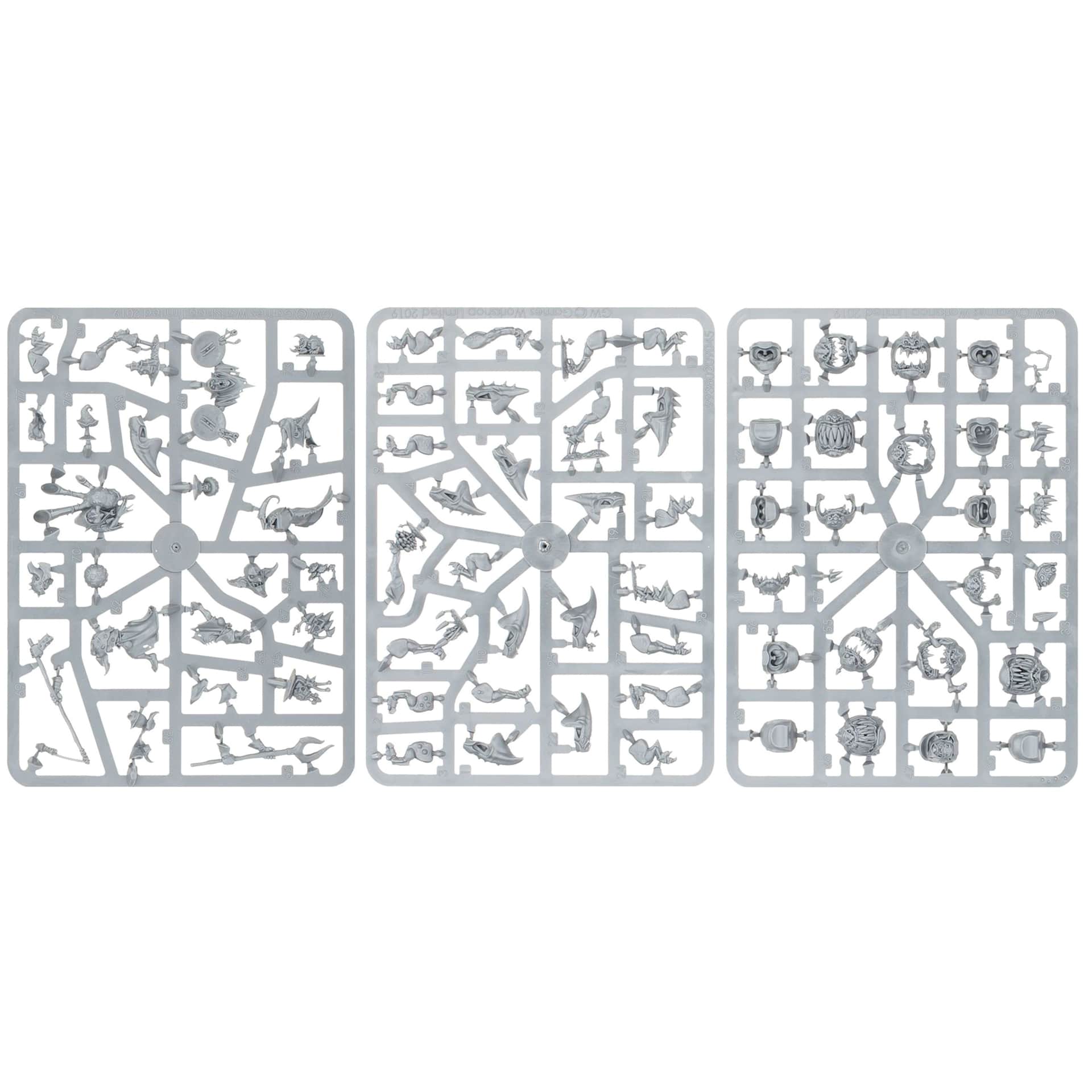 Warhammer Age of Sigmar Gloomspite Gitz Squig Herd, sprues